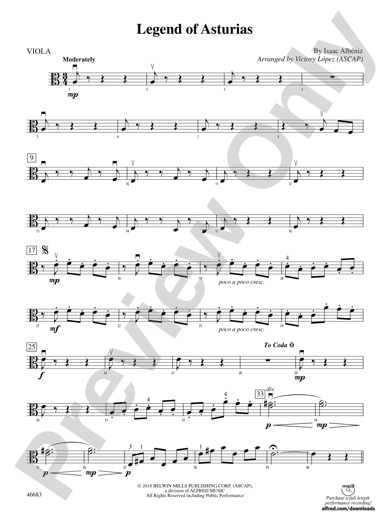 Legend of Asturias: Viola