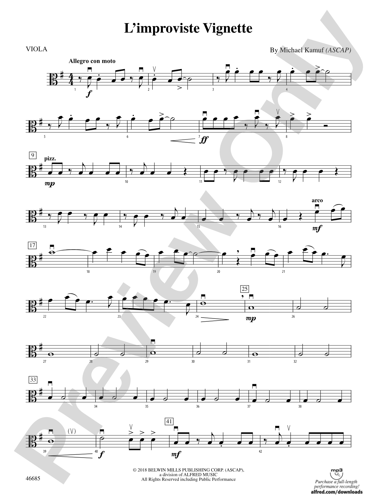 L'improviste Vignette: Viola