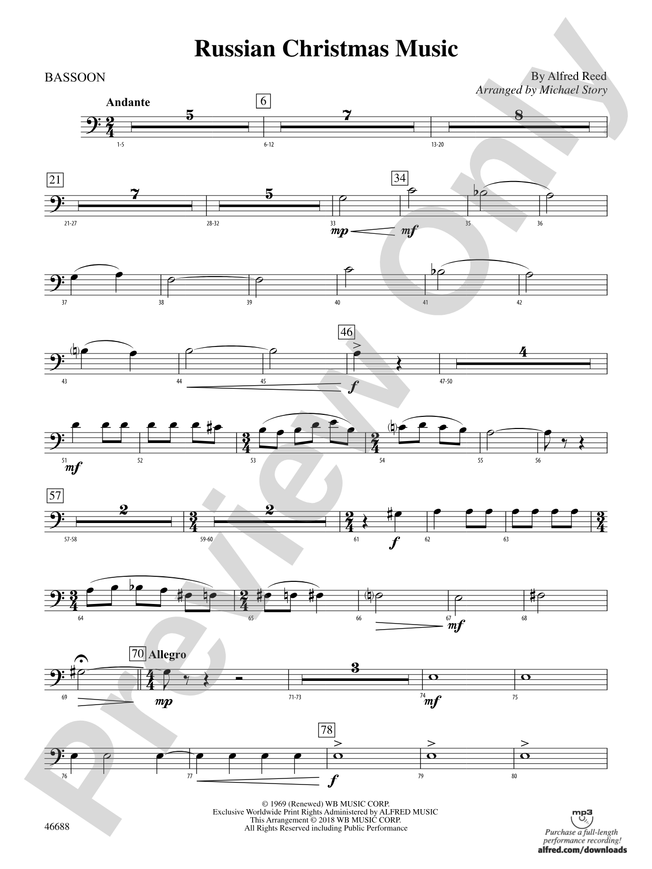 Russian Christmas Music: Bassoon