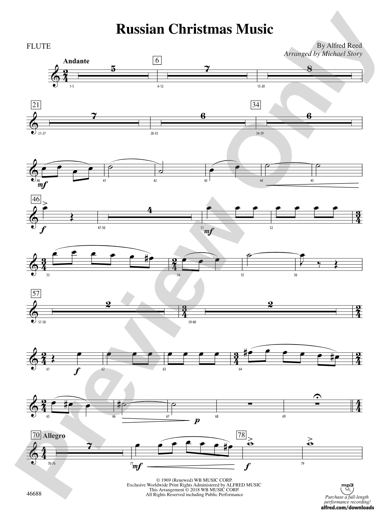 Russian Christmas Music: Flute