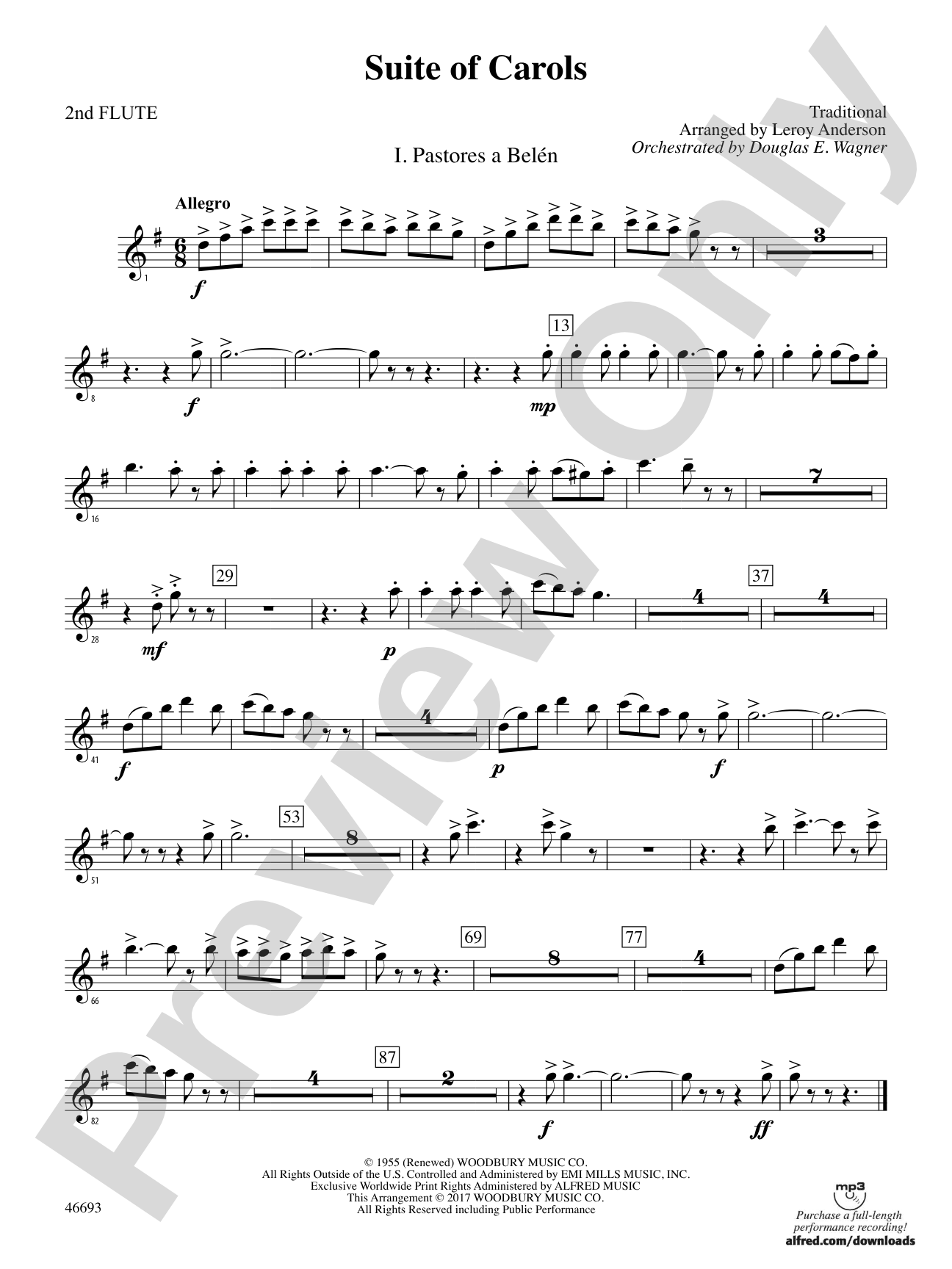Suite of Carols: 2nd Flute