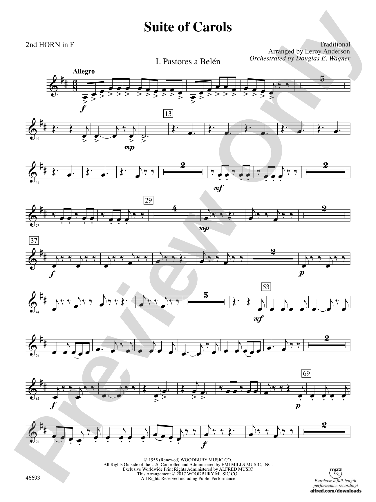 Suite of Carols: 2nd F Horn