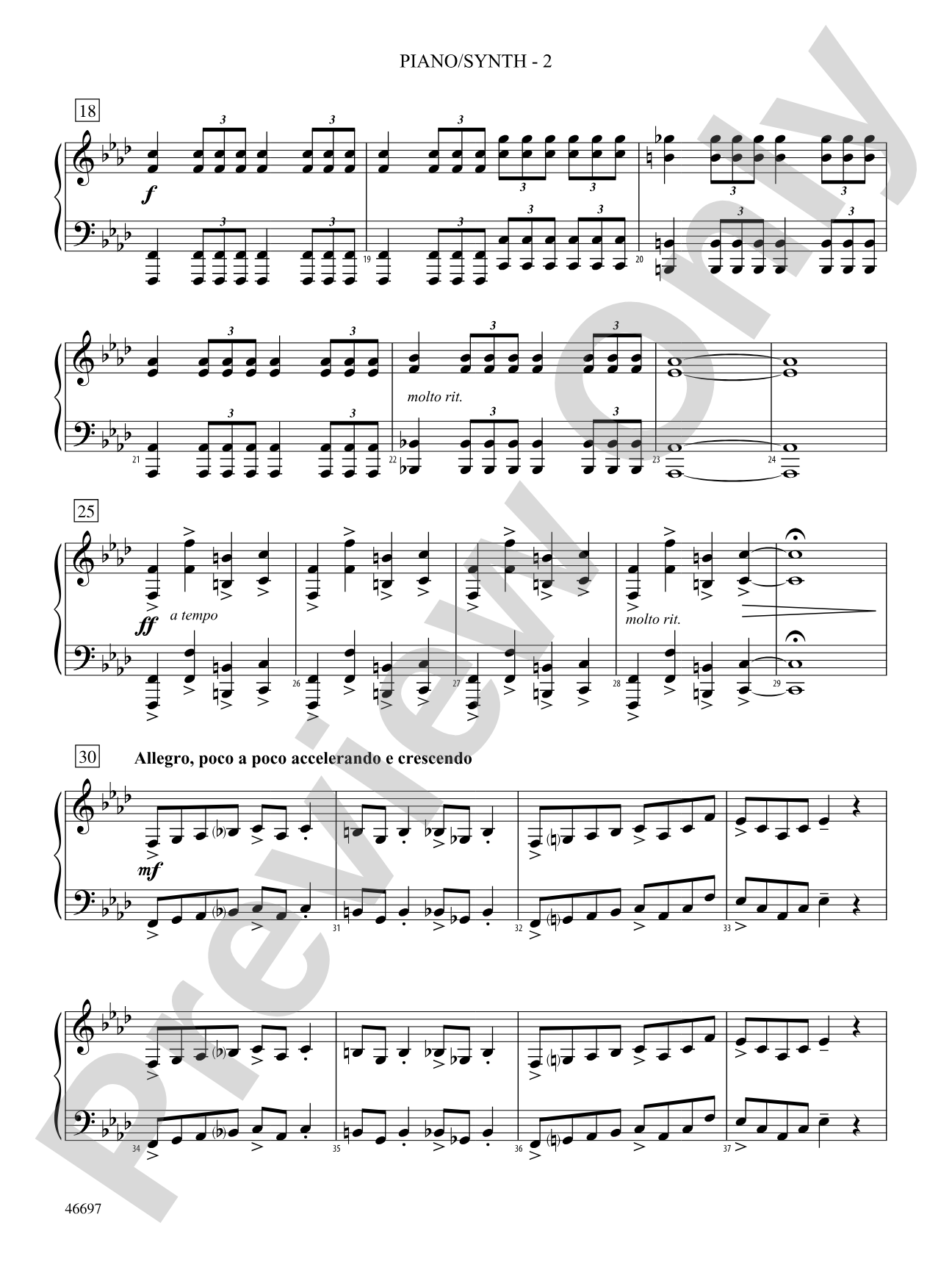 The Mountain: Piano Accompaniment