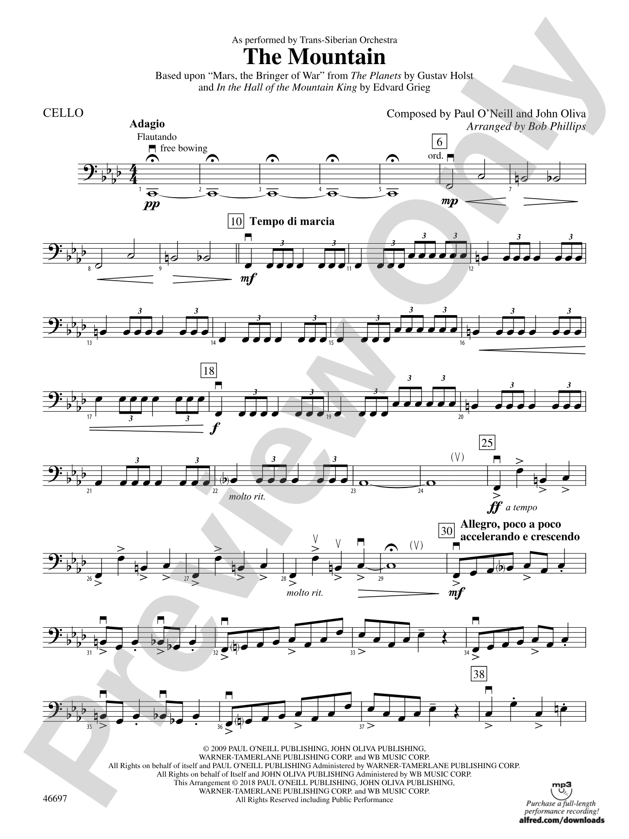 The Mountain: Cello