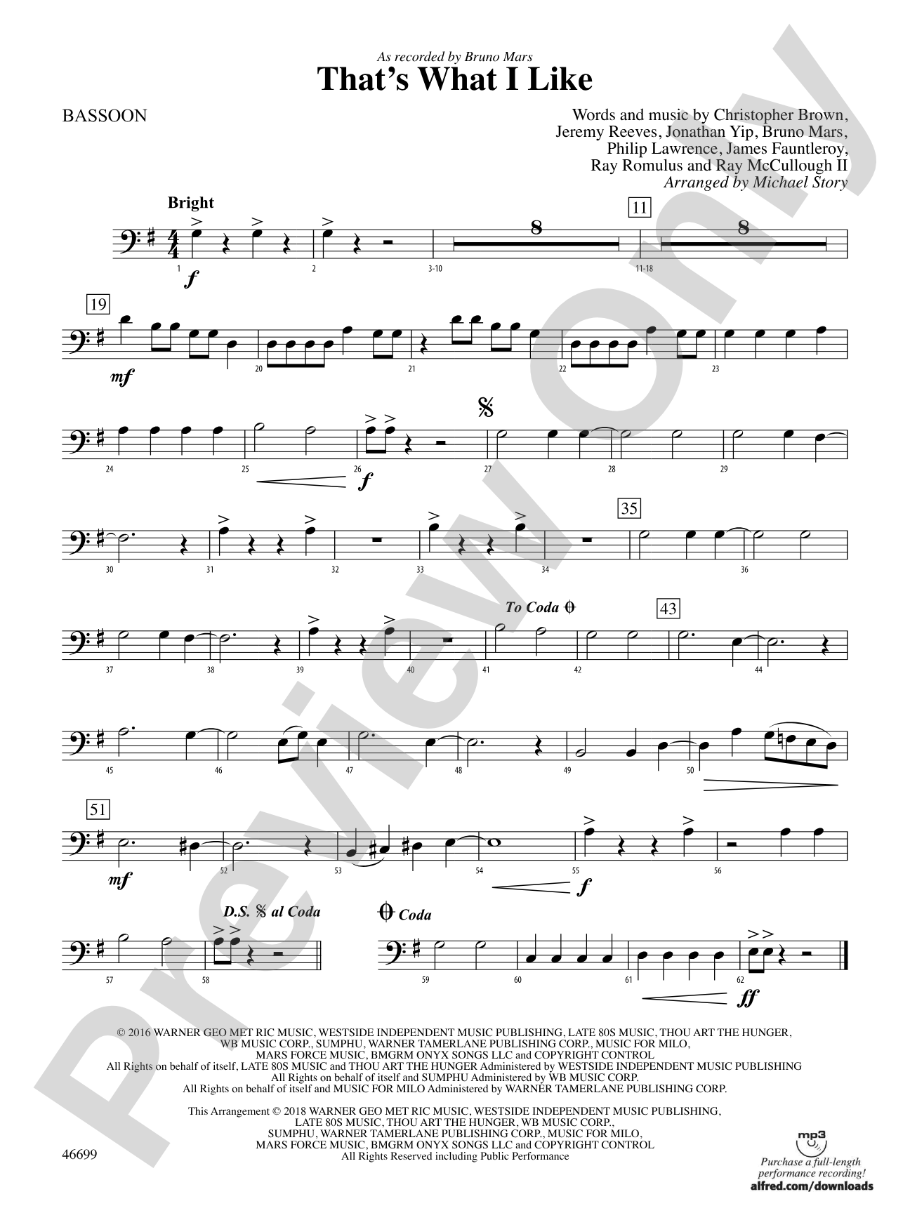 That's What I Like: Bassoon