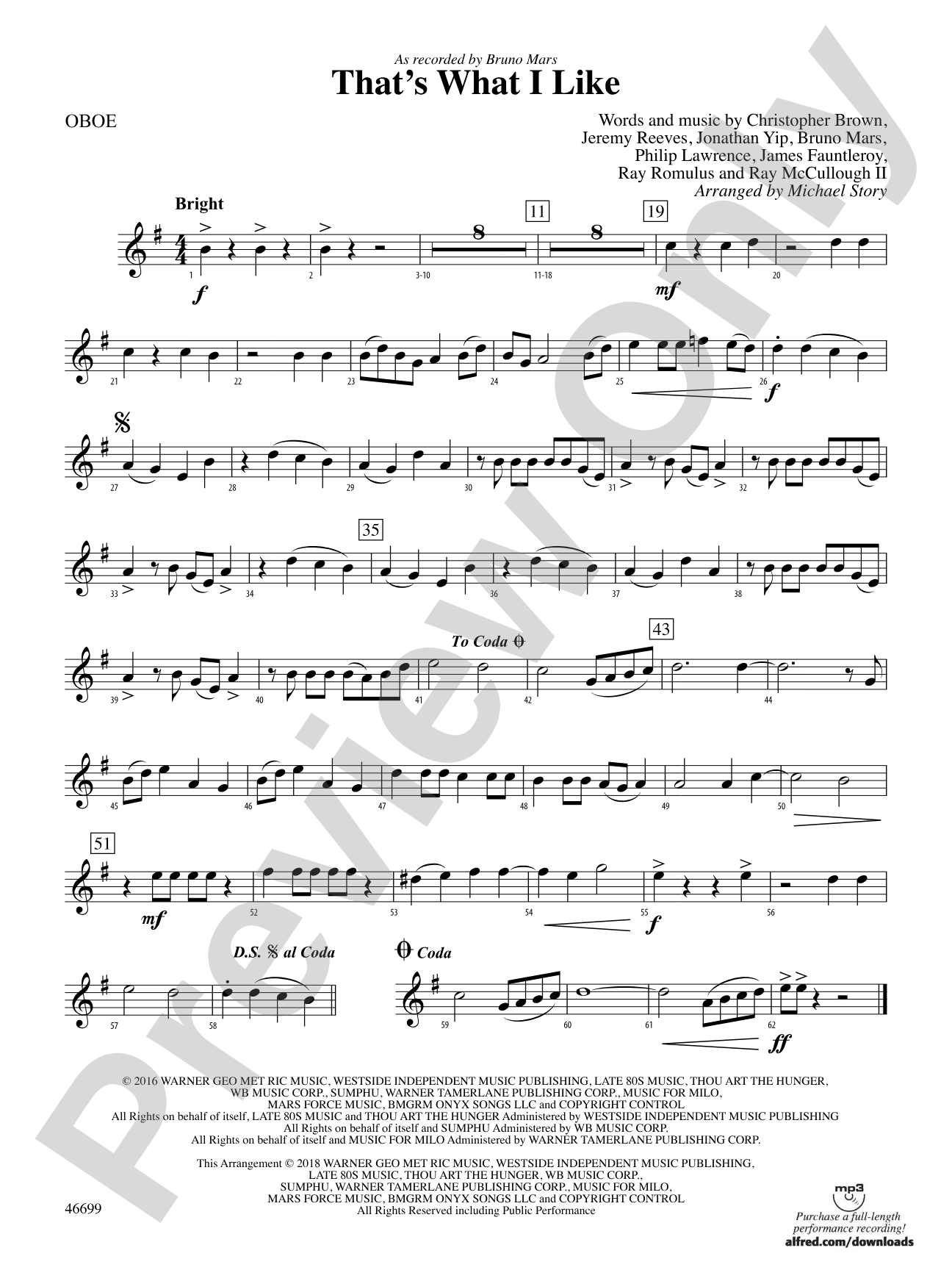 That's What I Like: Oboe