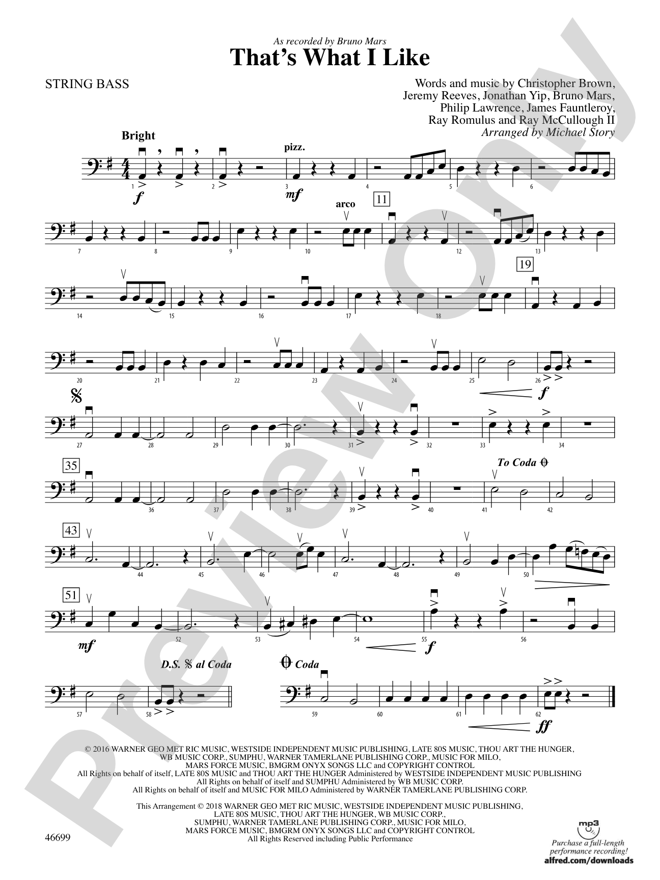That's What I Like: String Bass