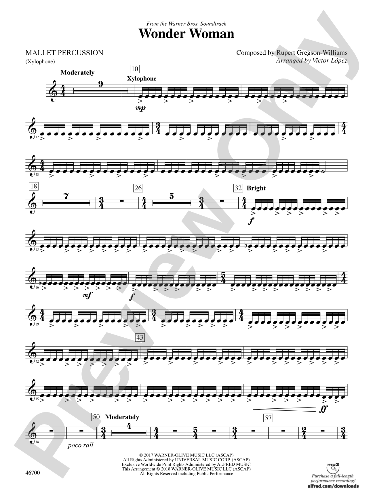 Wonder Woman: From the Warner Bros. Soundtrack: Mallets