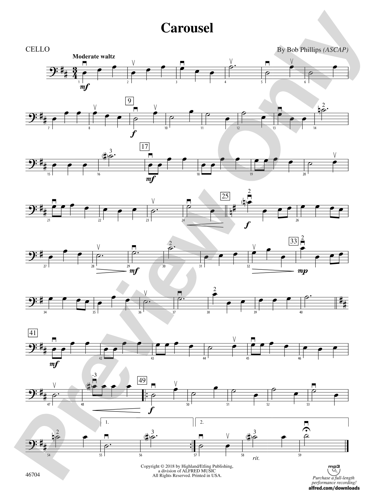 Carousel: Cello