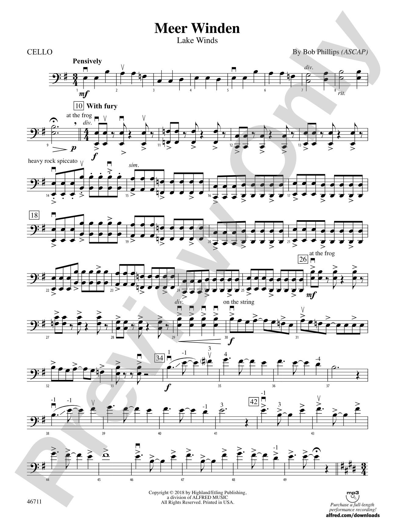 Meer Winden: Cello