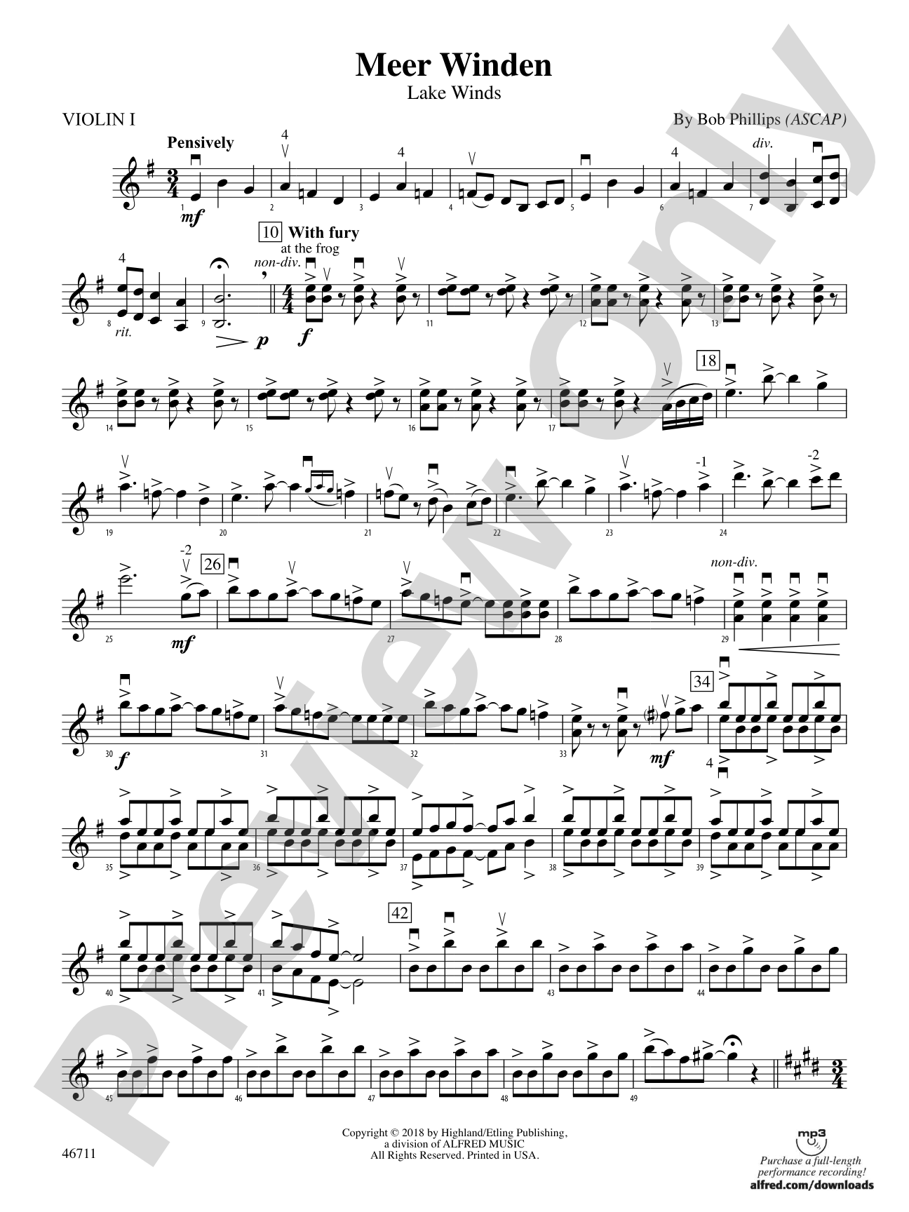 Meer Winden: 1st Violin