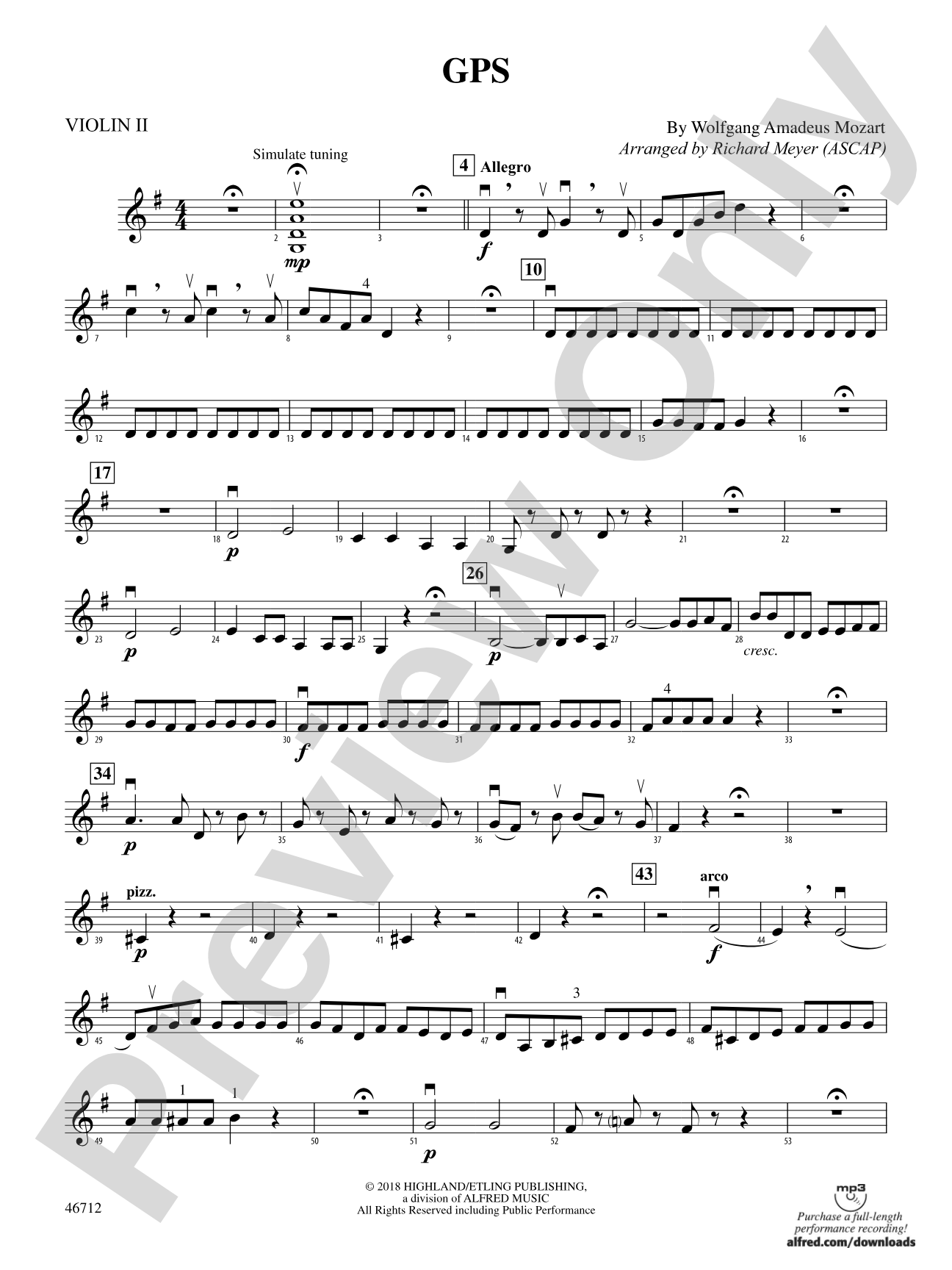 GPS: 2nd Violin