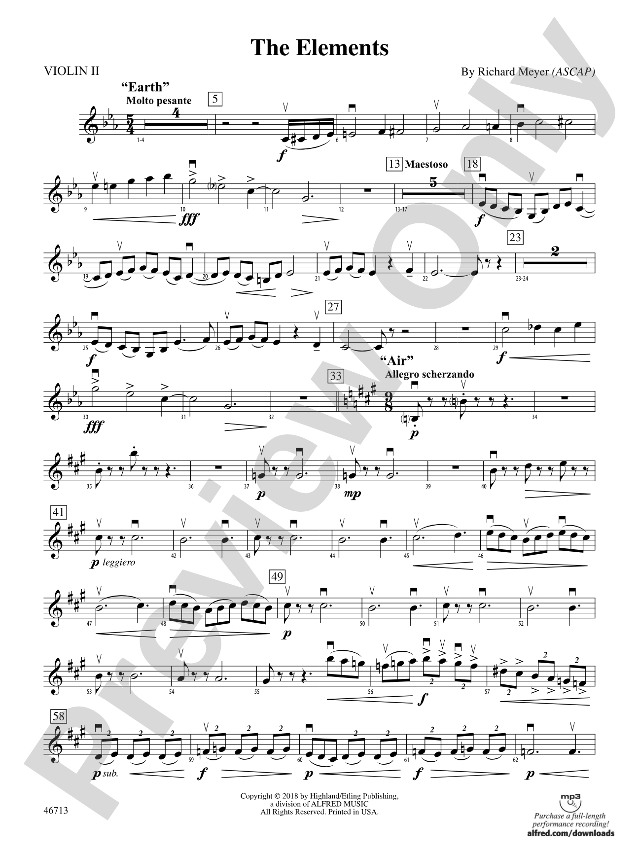 The Elements: 2nd Violin