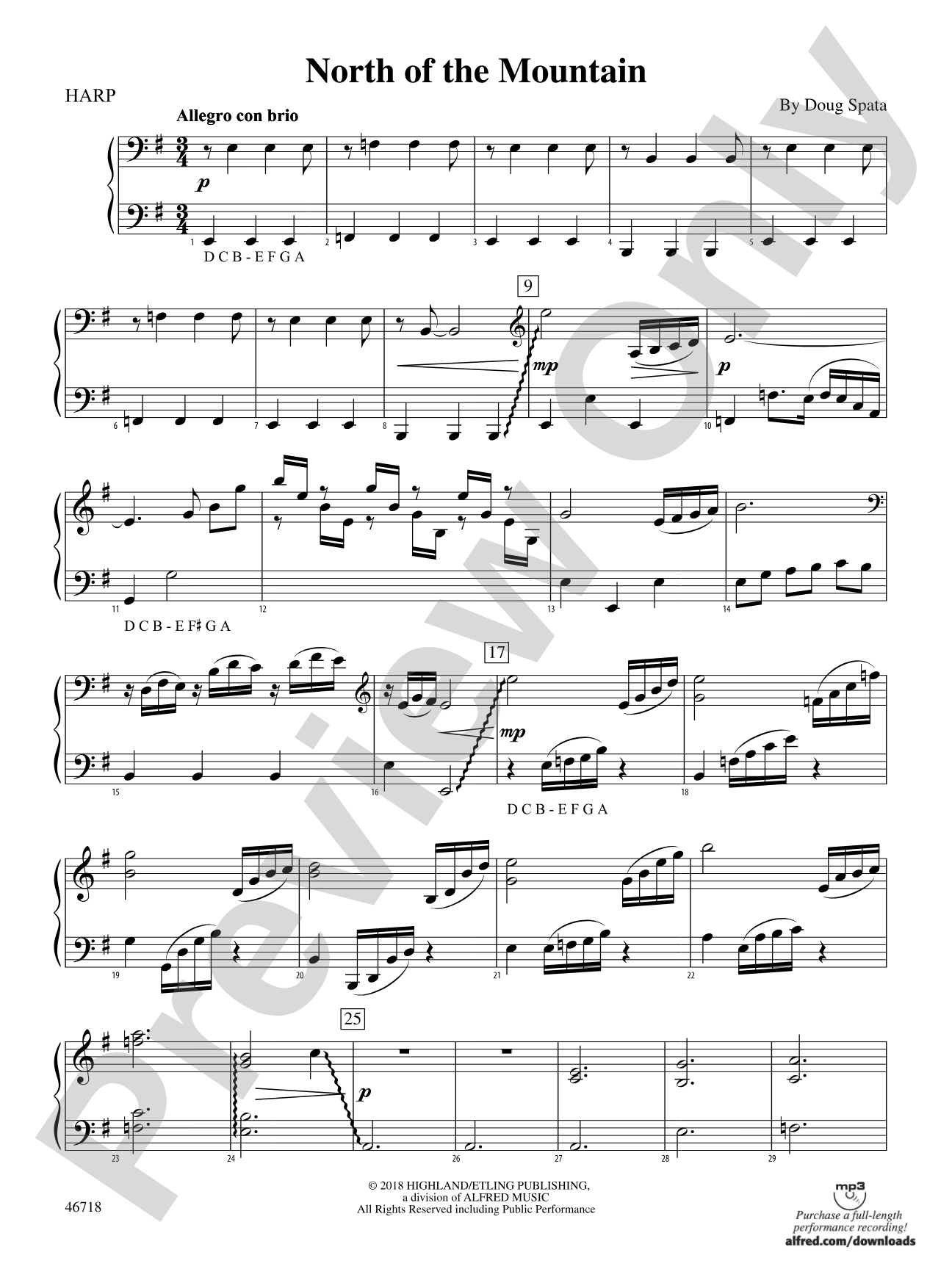 North of the Mountain: Harp