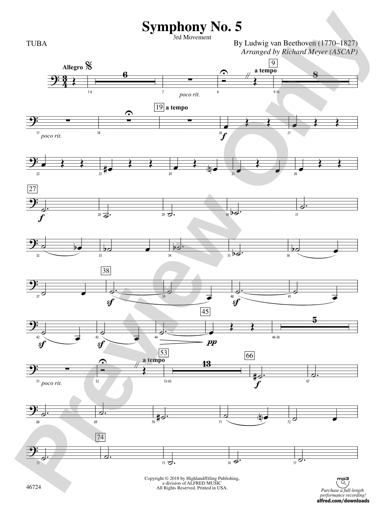 Symphony No. 5: Tuba