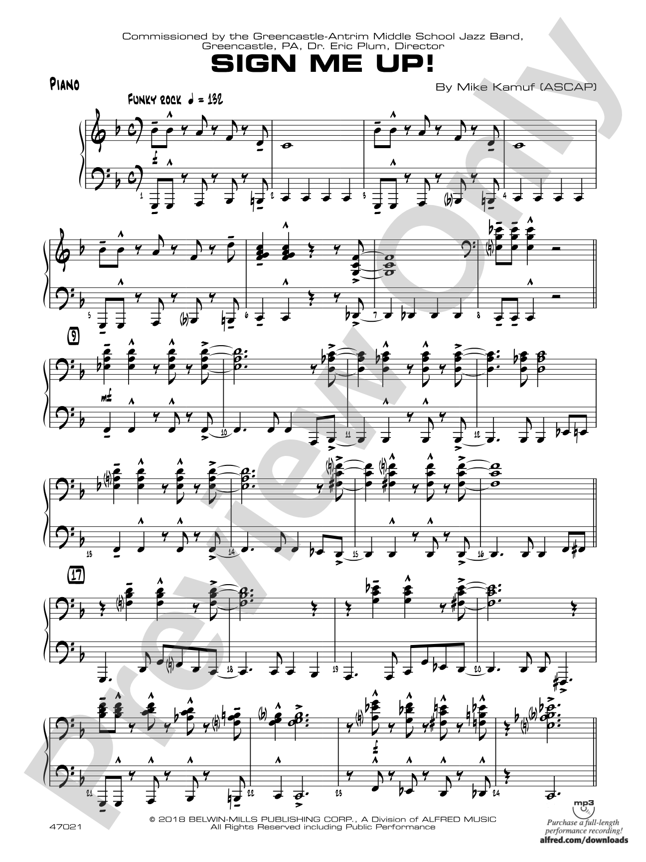 Sign Me Up!: Piano Accompaniment