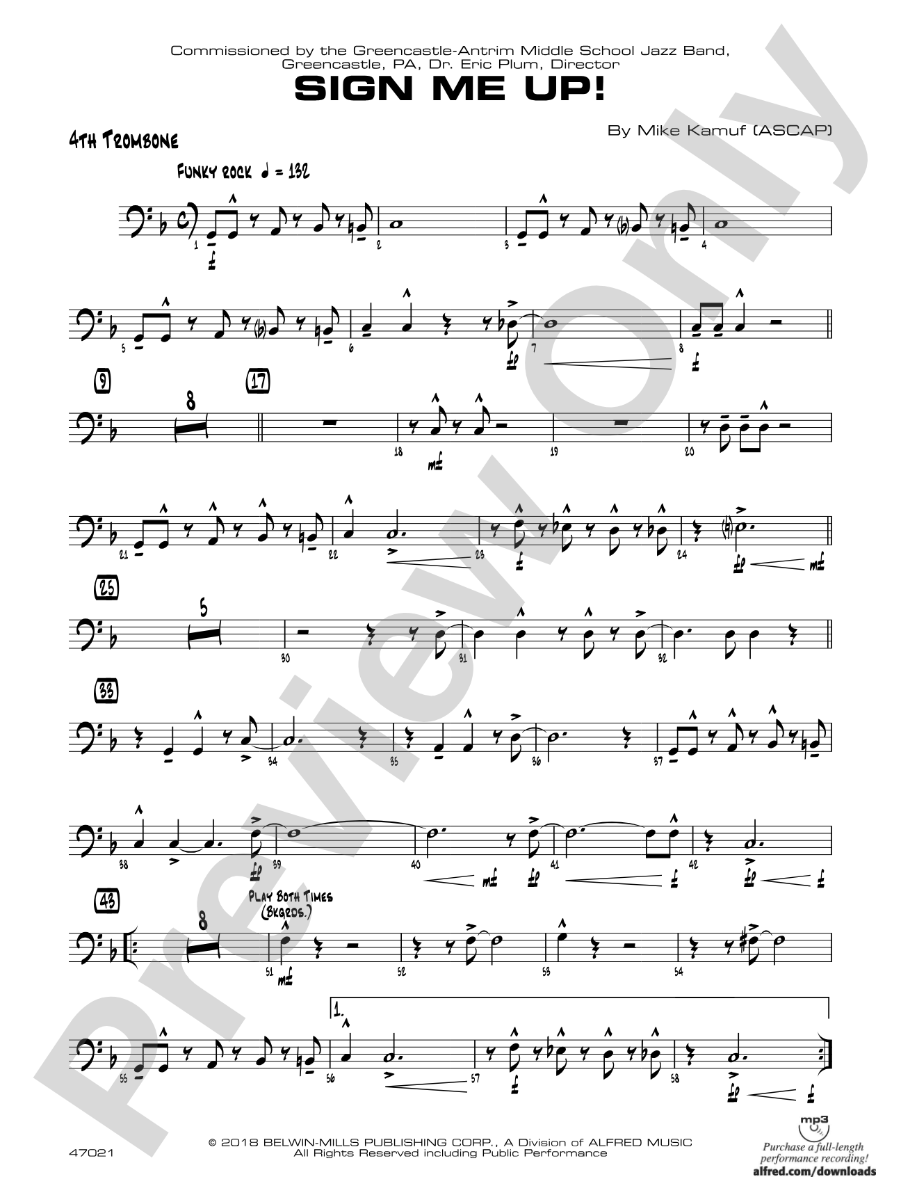 Sign Me Up!: 4th Trombone