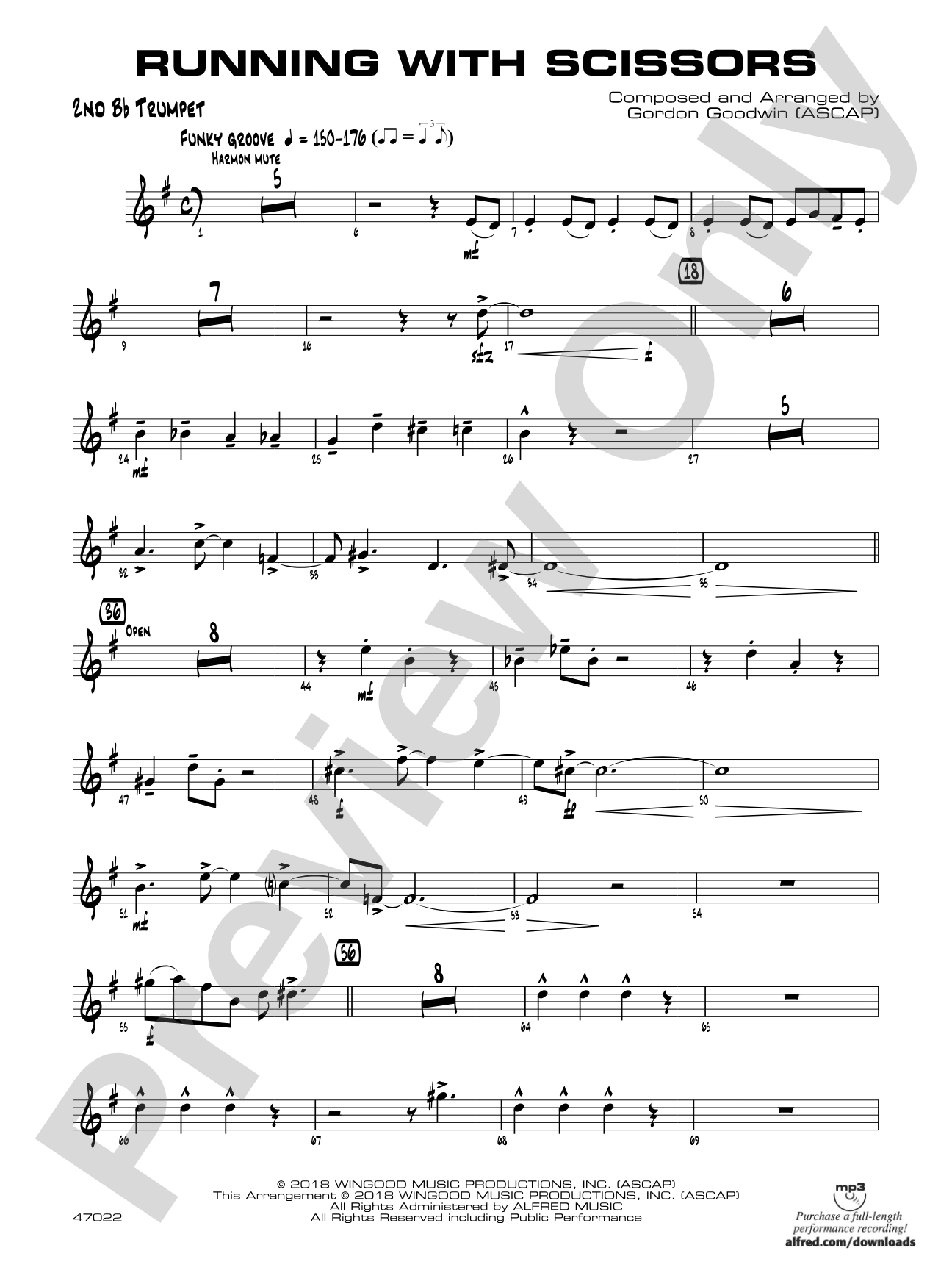 Running with Scissors: 2nd B-flat Trumpet