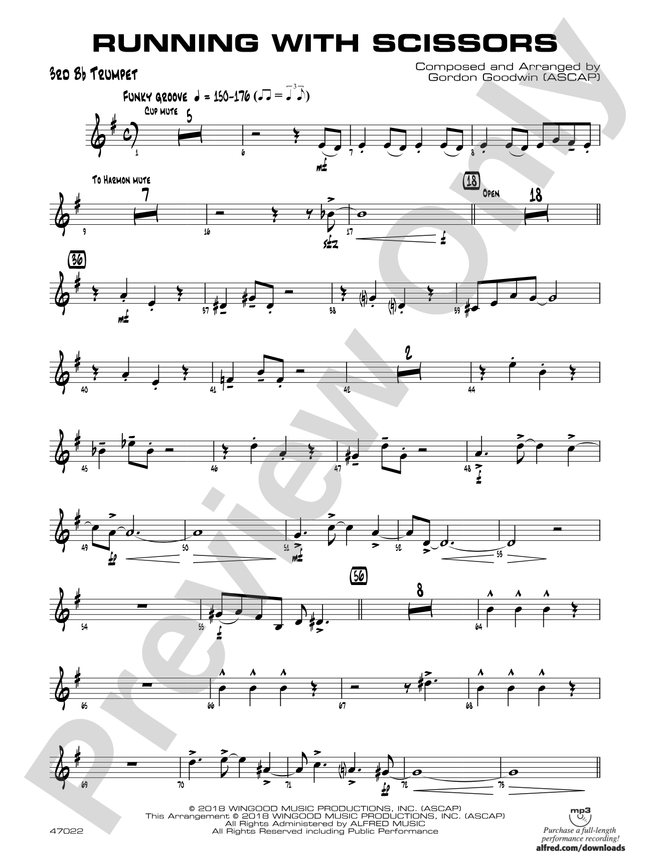 Running with Scissors: 3rd B-flat Trumpet