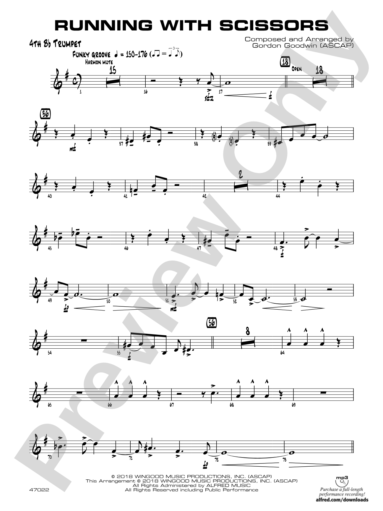 Running with Scissors: 4th B-flat Trumpet