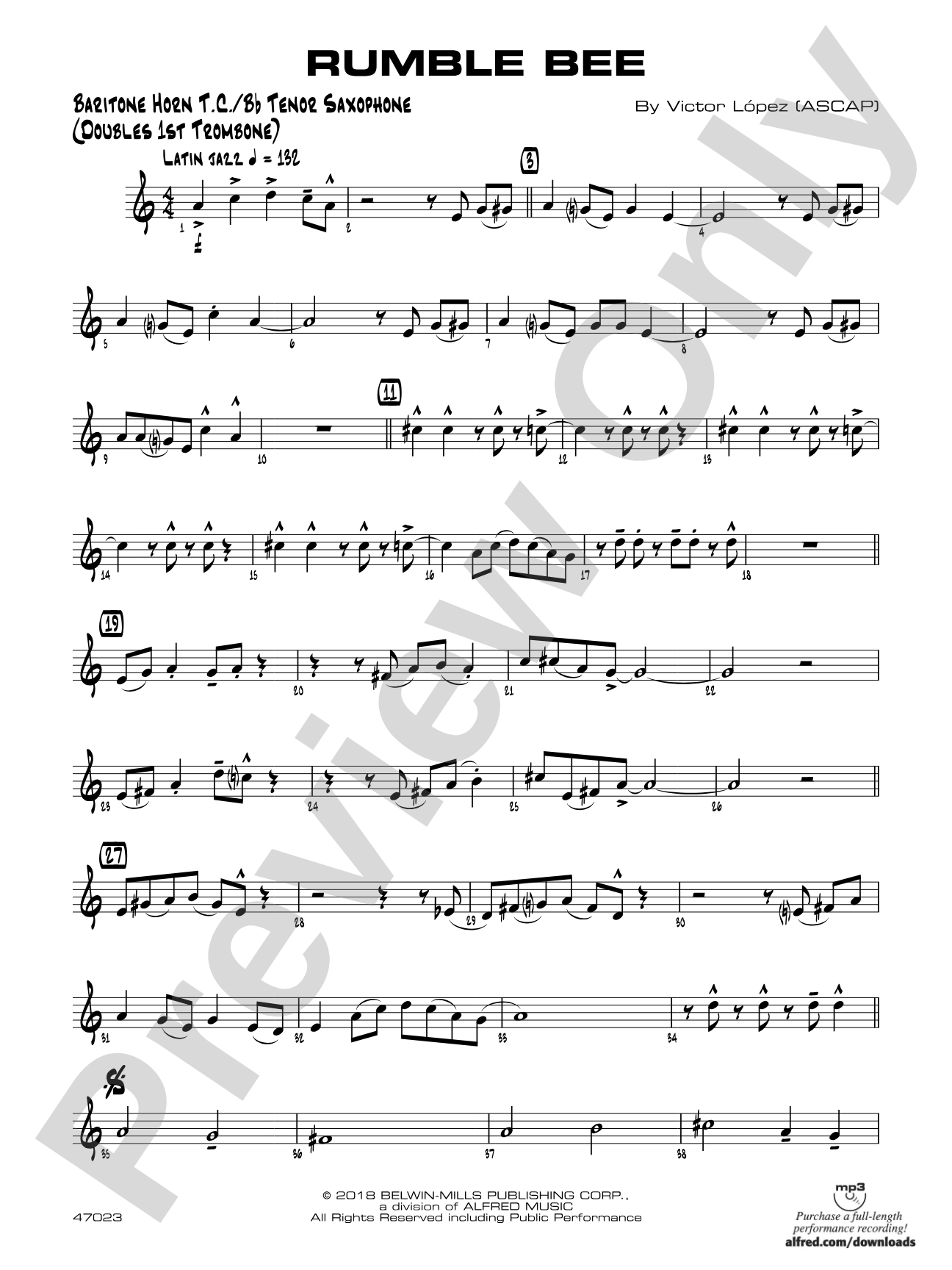 Rumble Bee: Baritone T.C.