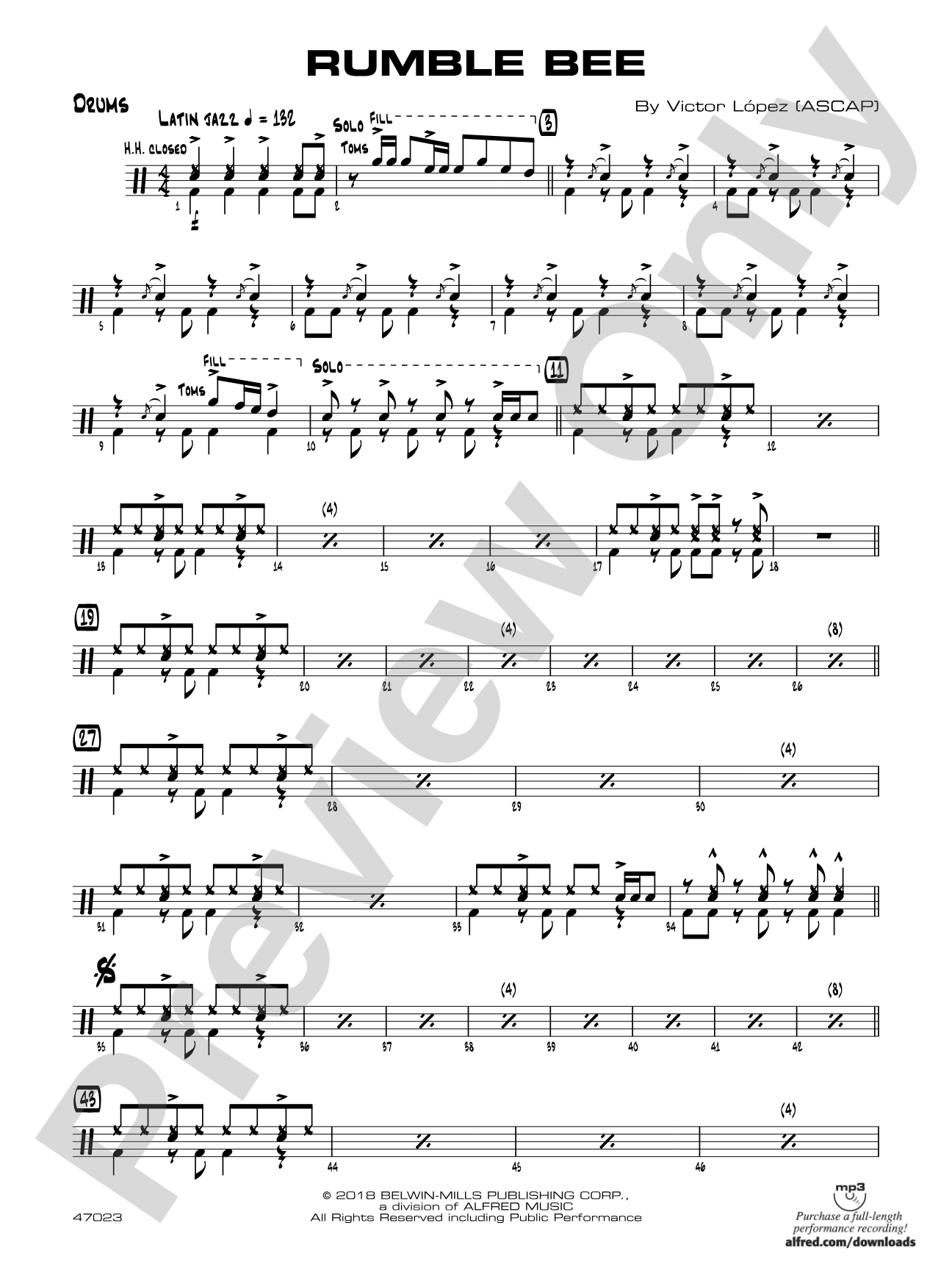 Rumble Bee: Drums