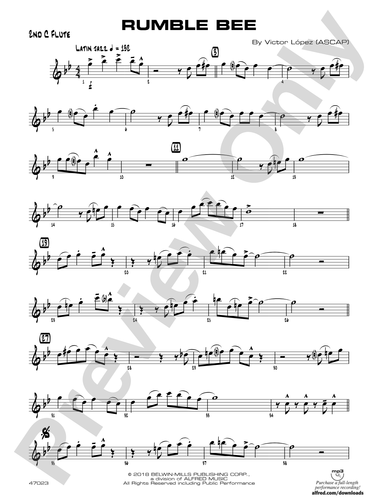 Rumble Bee: 2nd Flute