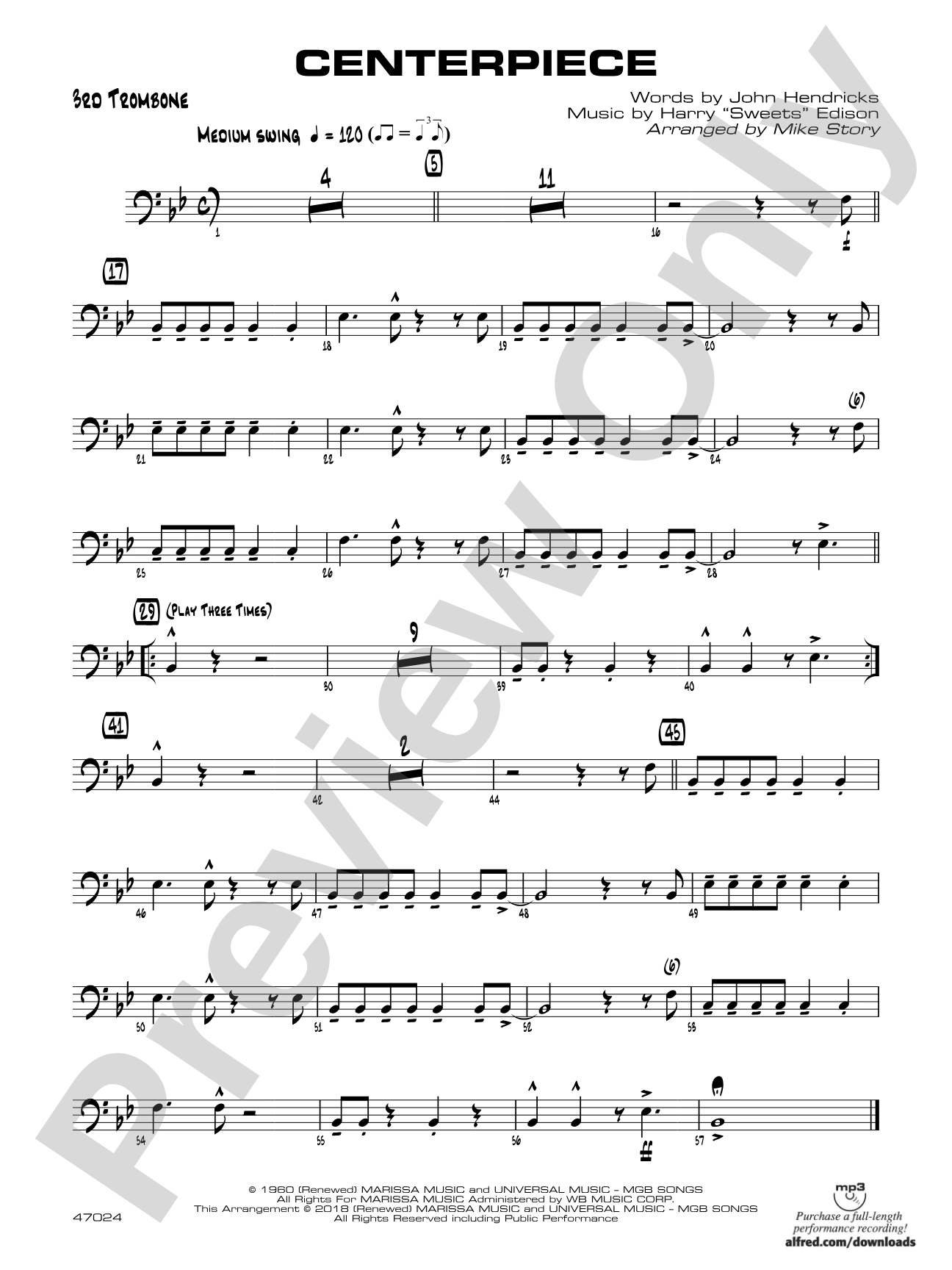 Centerpiece: 3rd Trombone