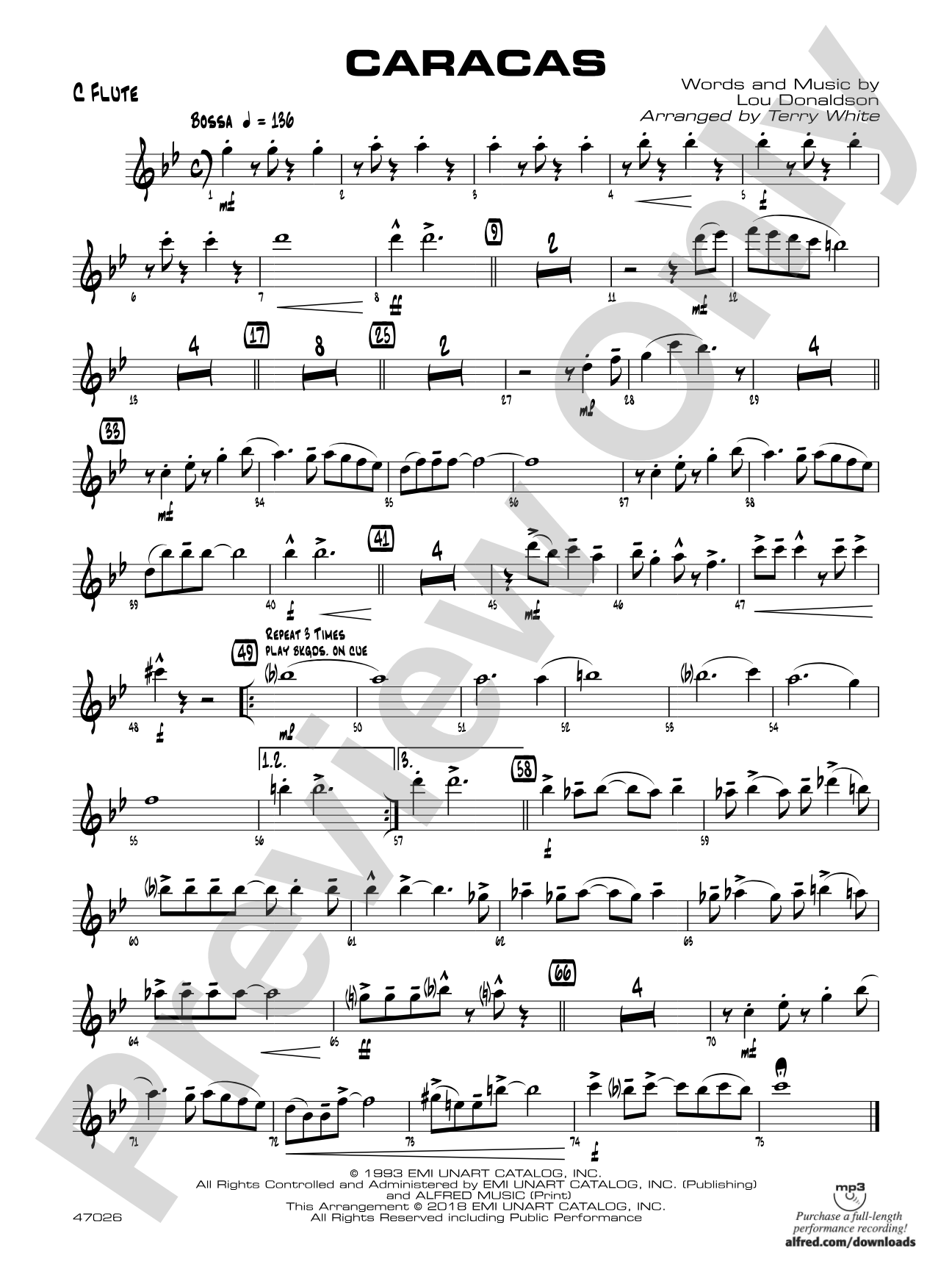 Caracas: Flute