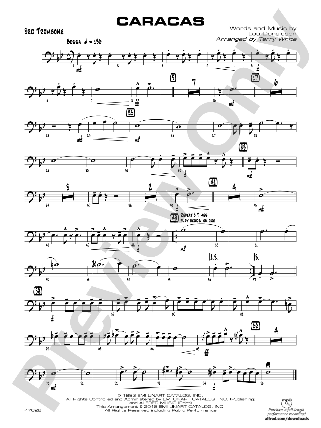 Caracas: 3rd Trombone