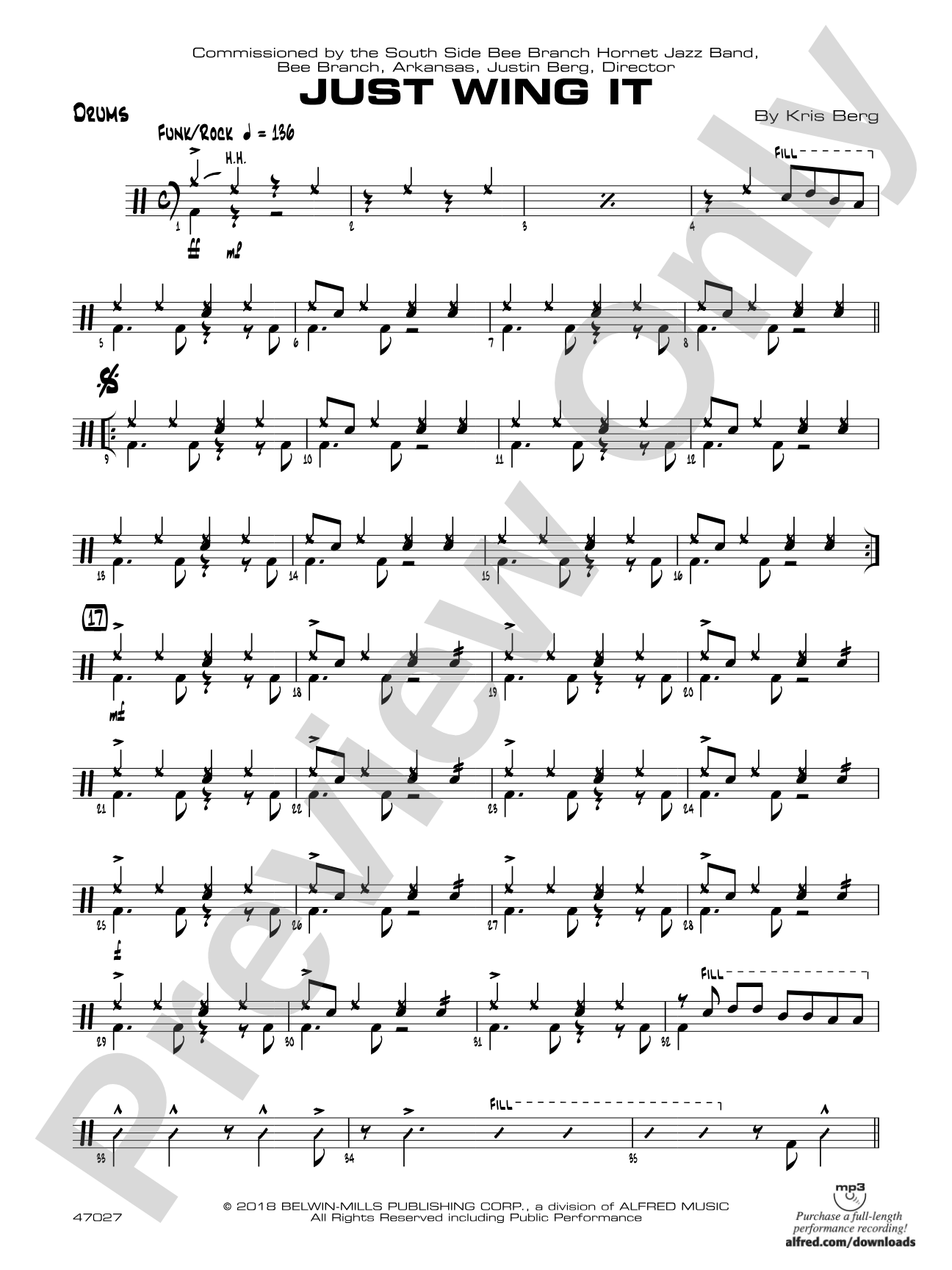 Just Wing It: Drums