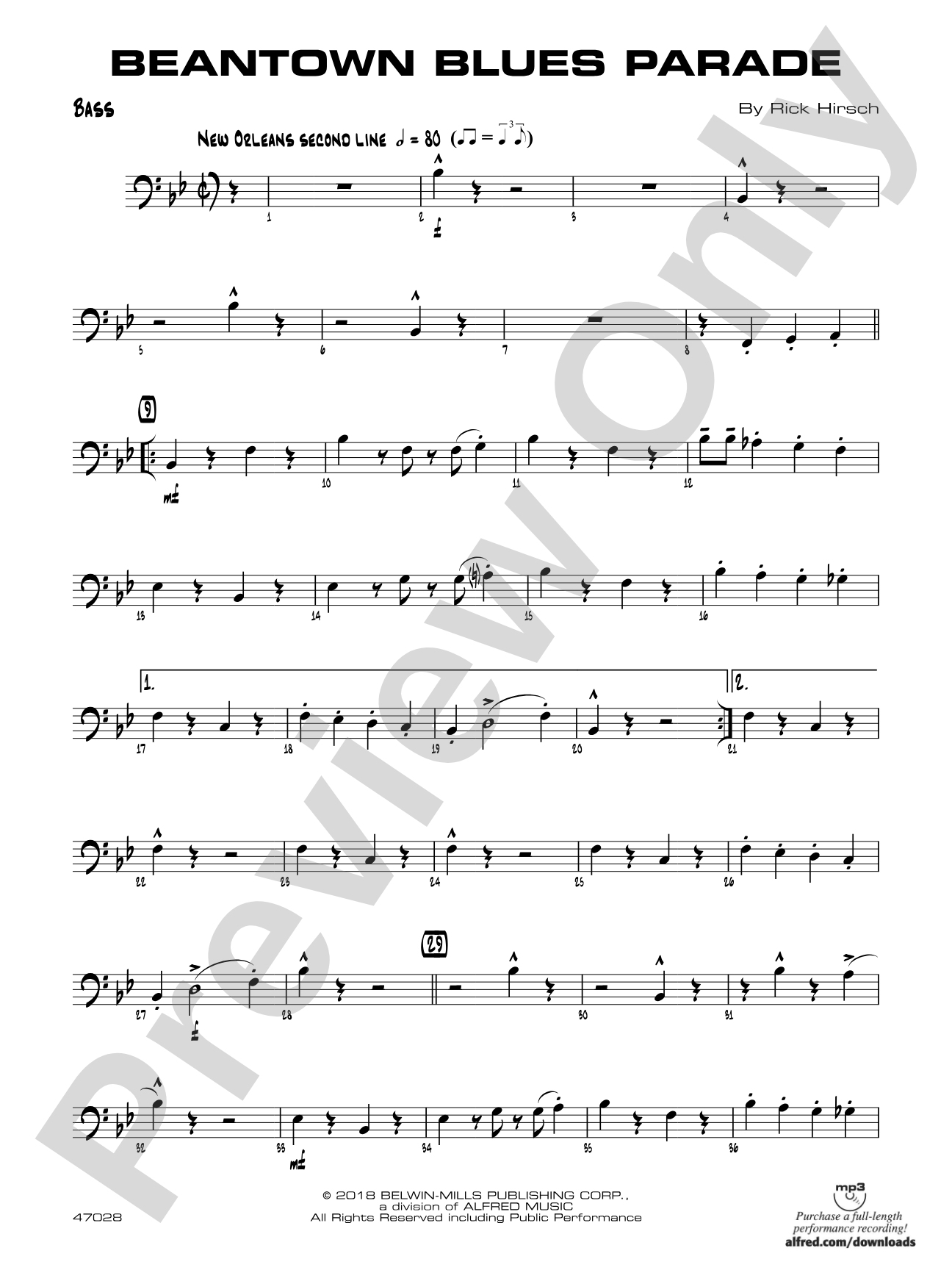 Beantown Blues Parade: String Bass