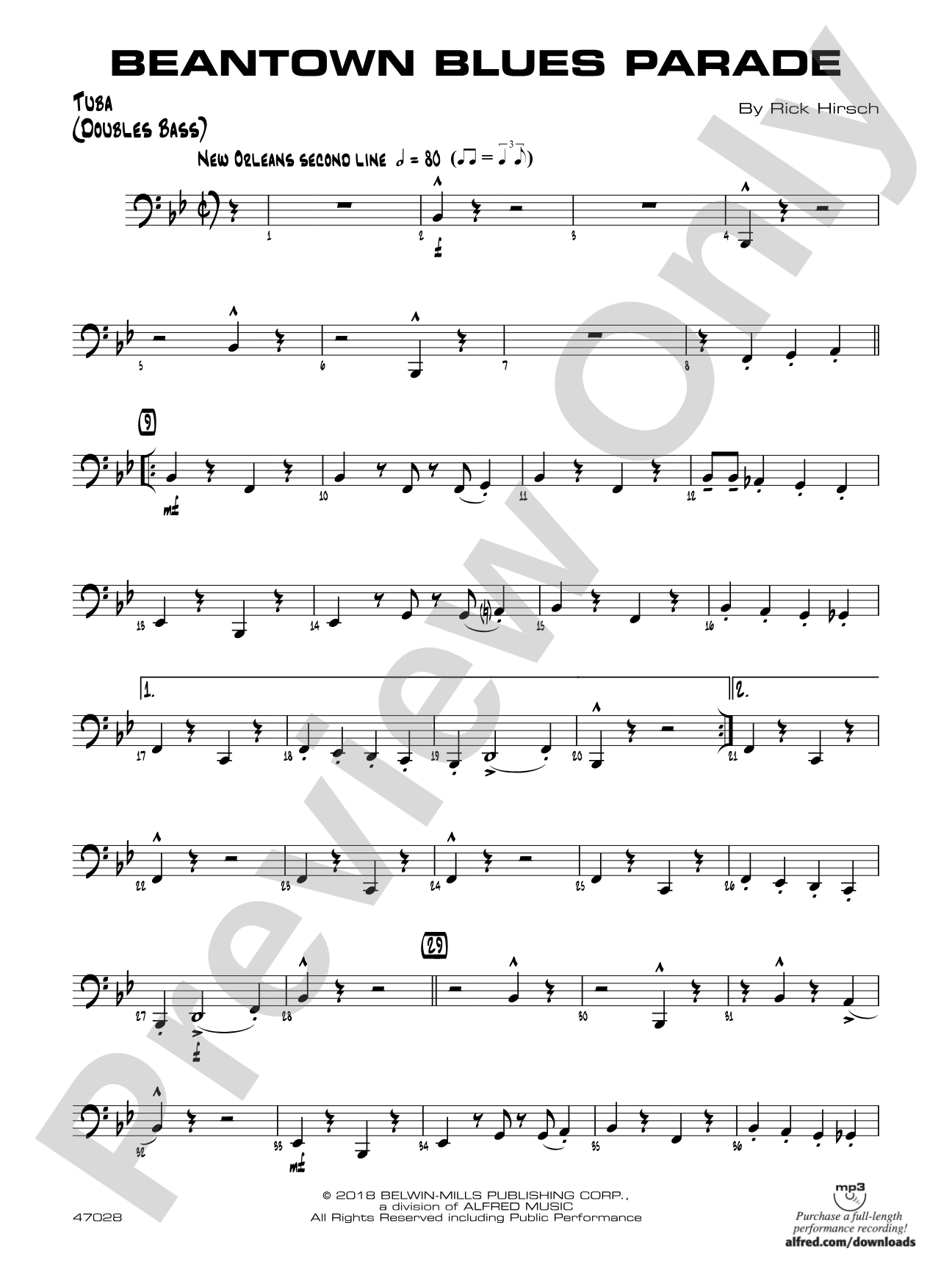 Beantown Blues Parade: Tuba