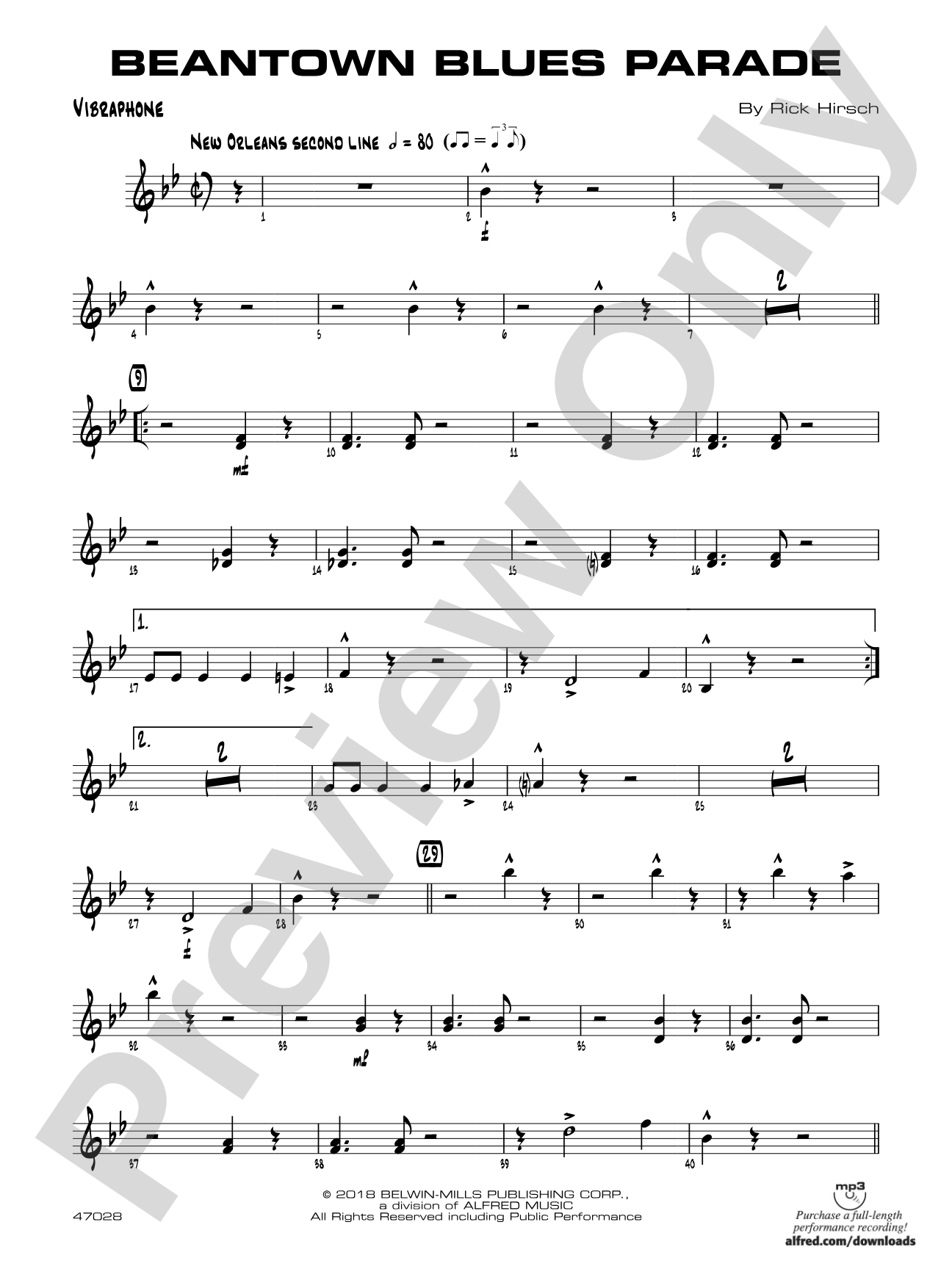 Beantown Blues Parade: Vibraphone