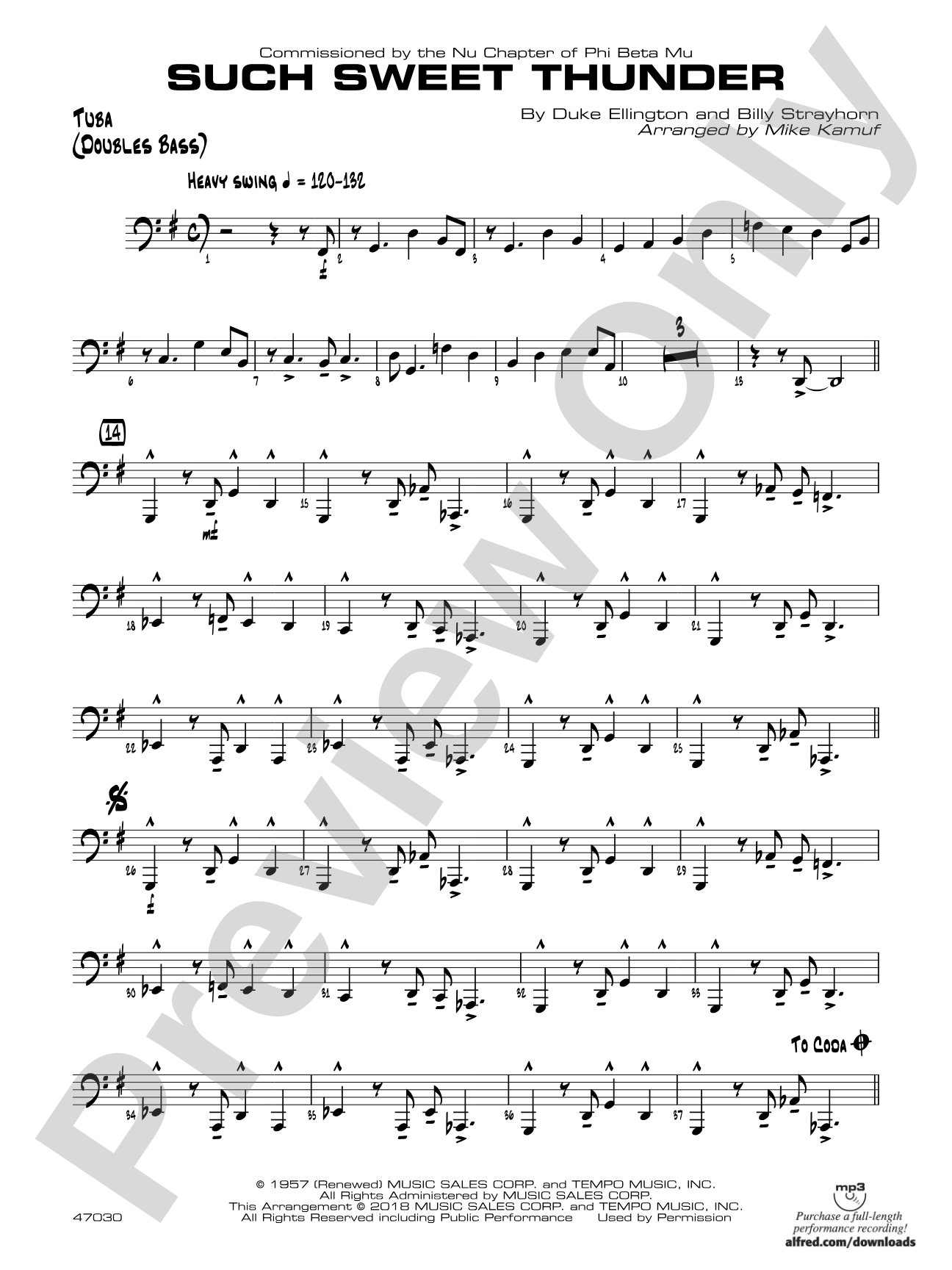 Such Sweet Thunder: Tuba