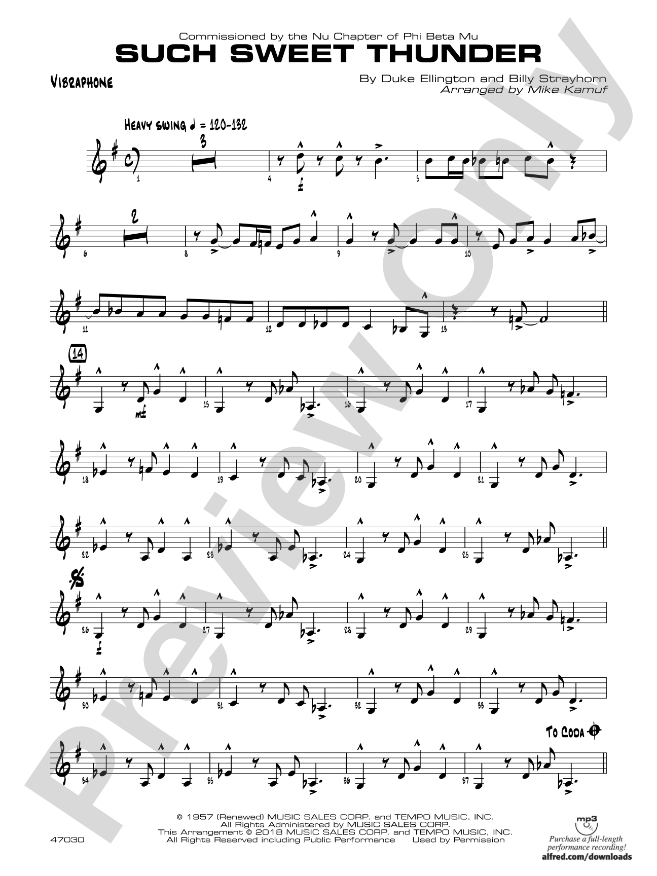 Such Sweet Thunder: Vibraphone
