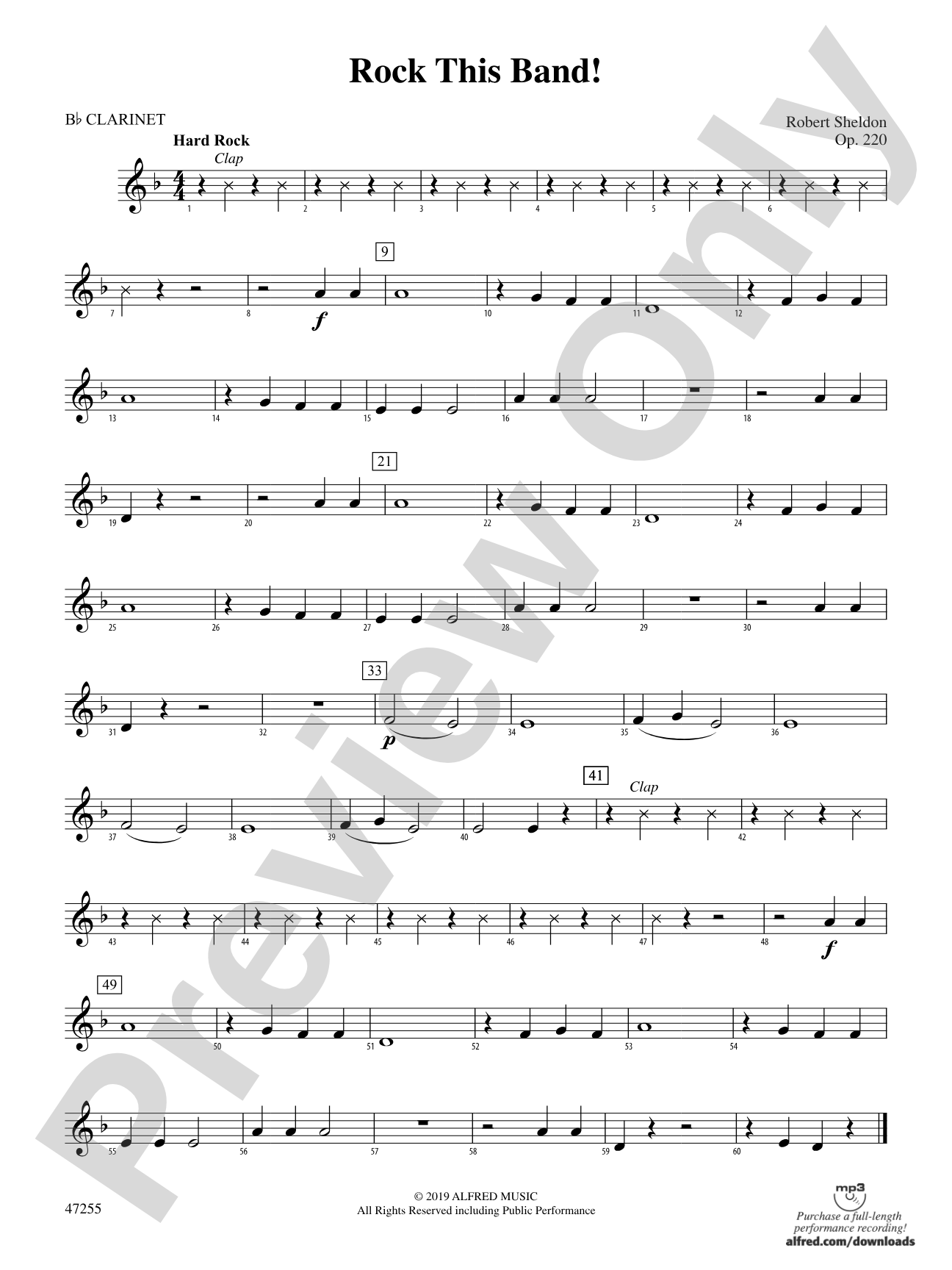 Rock This Band!: 1st B-flat Clarinet