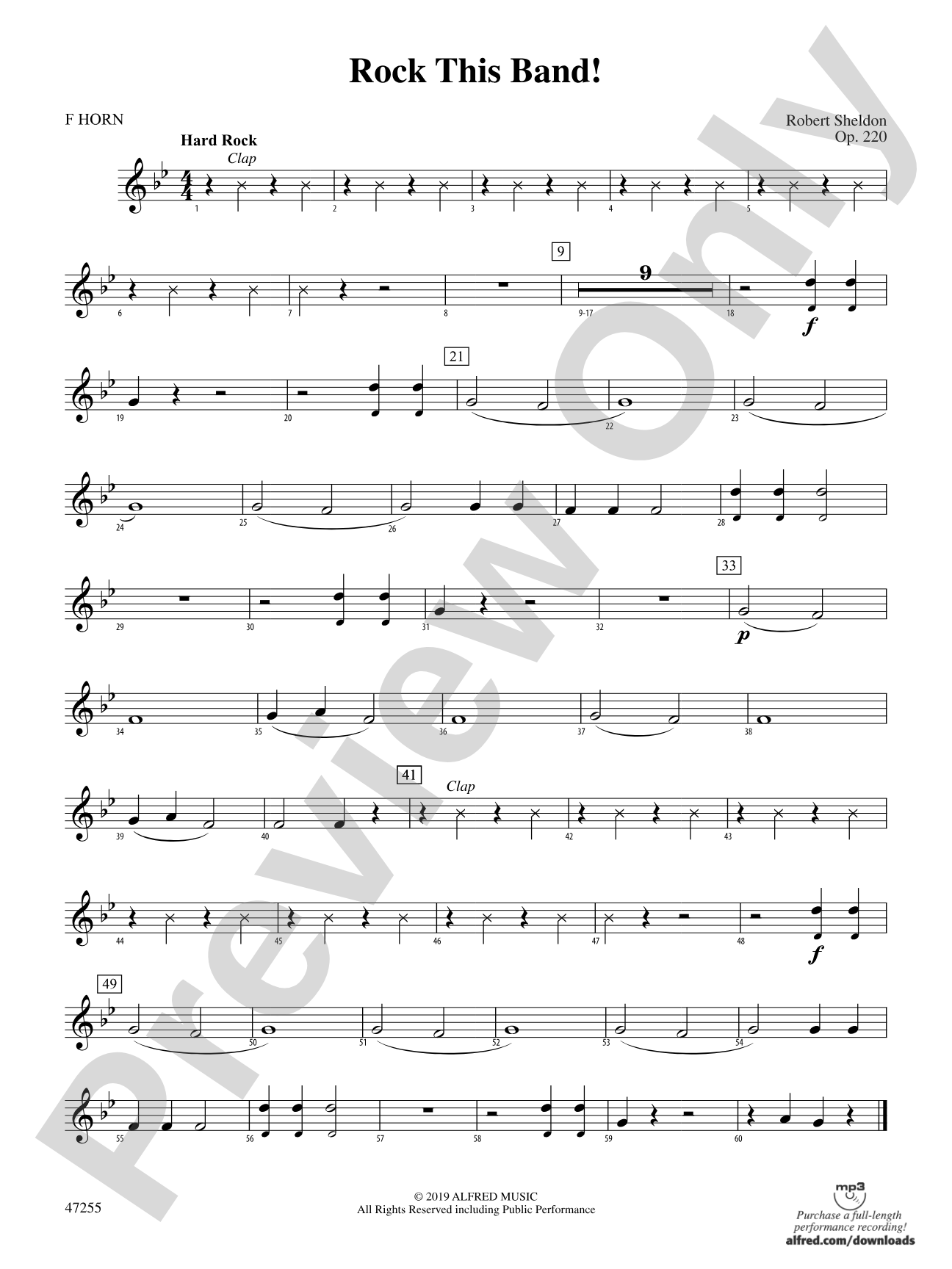 Rock This Band!: 1st F Horn