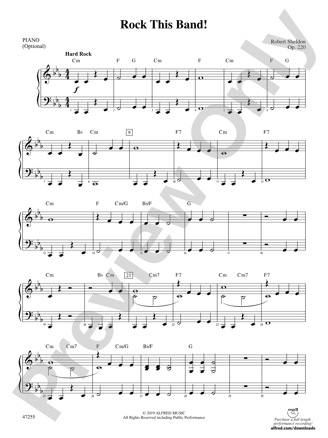 Rock This Band!: Piano Accompaniment