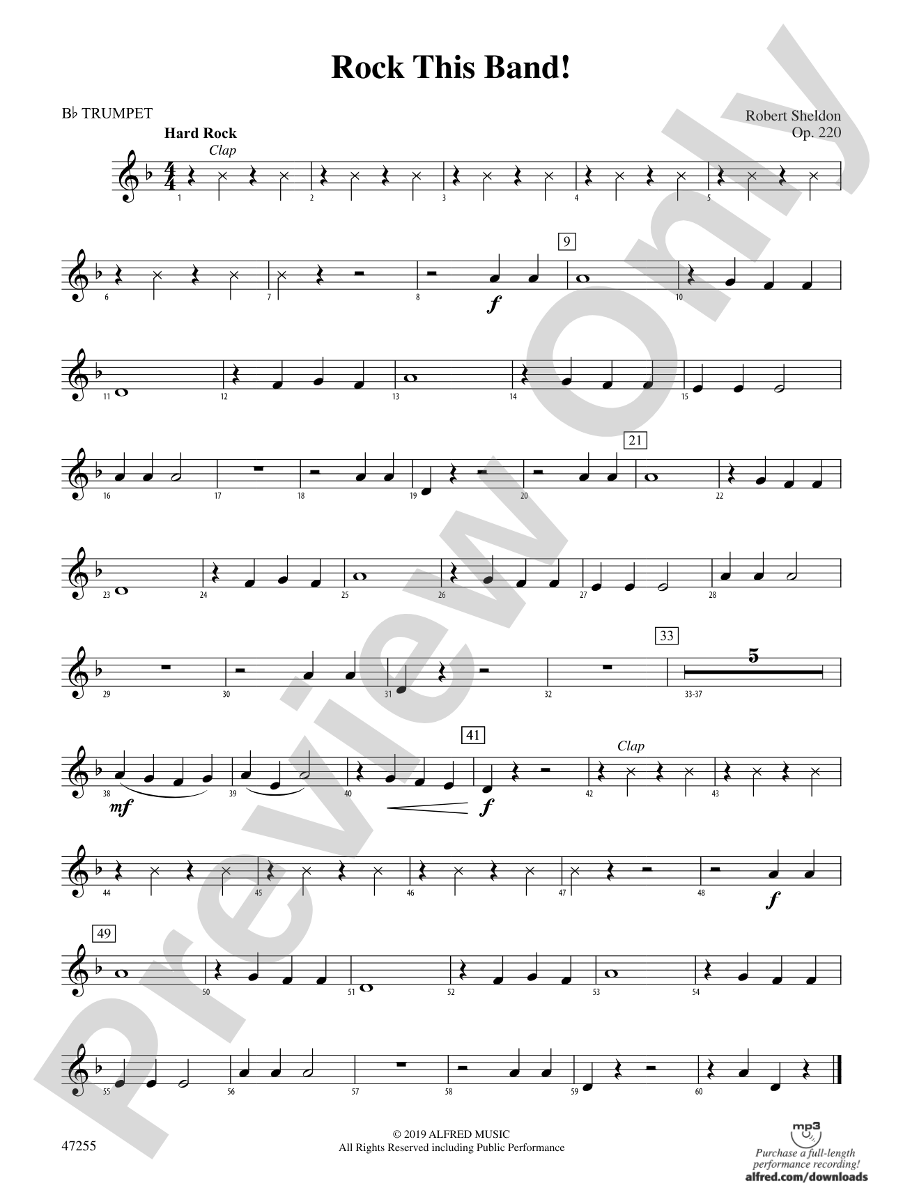 Rock This Band!: 1st B-flat Trumpet
