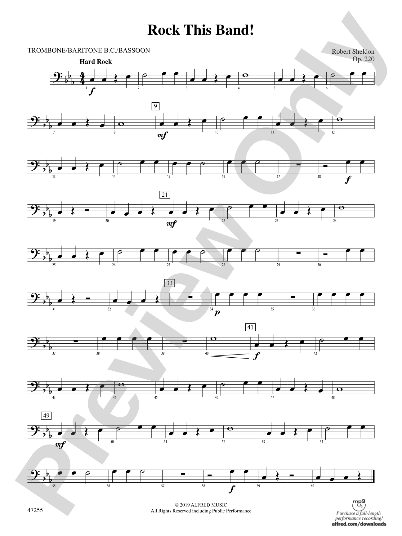 Rock This Band!: 1st Trombone