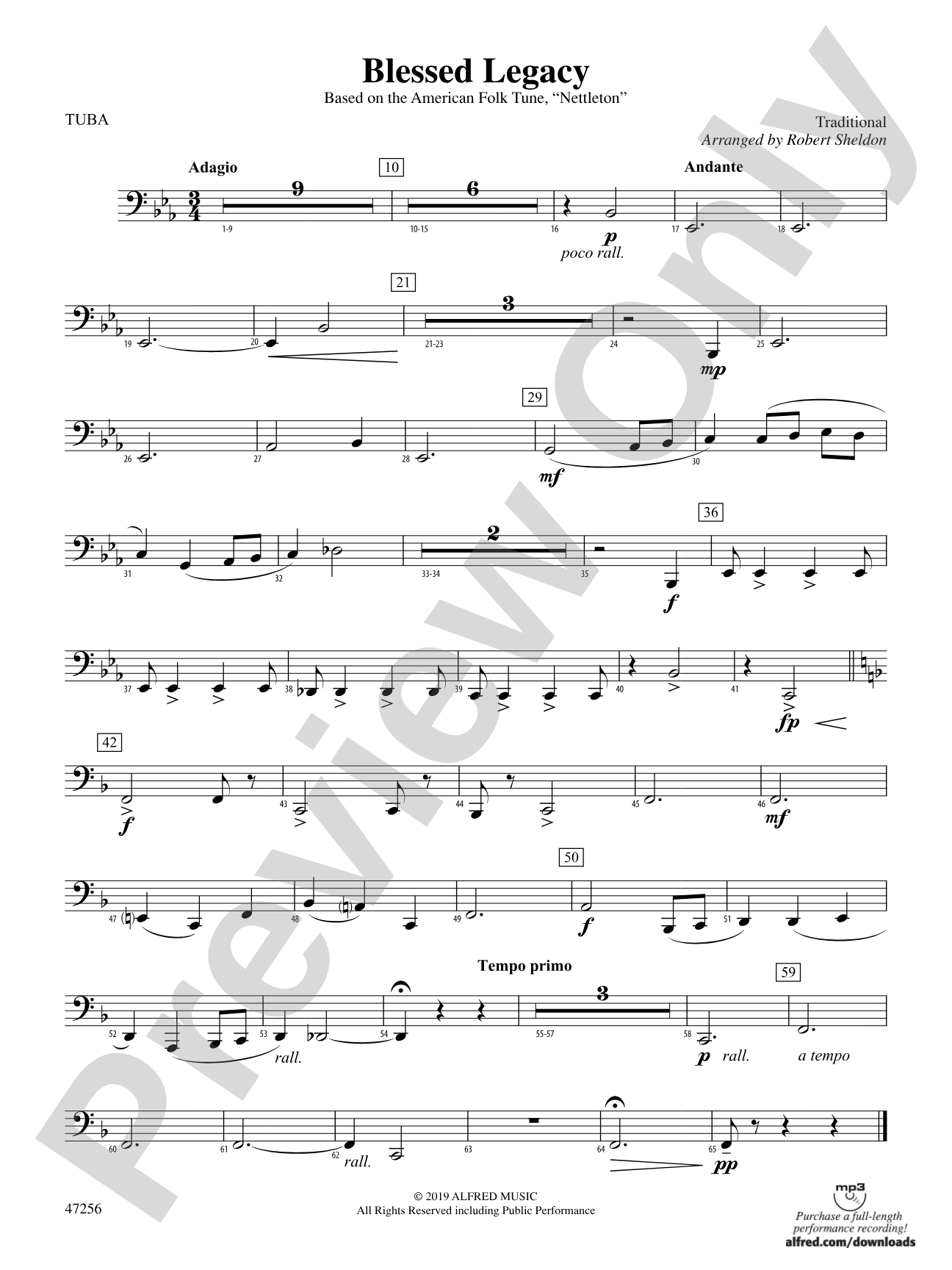 Blessed Legacy: Tuba