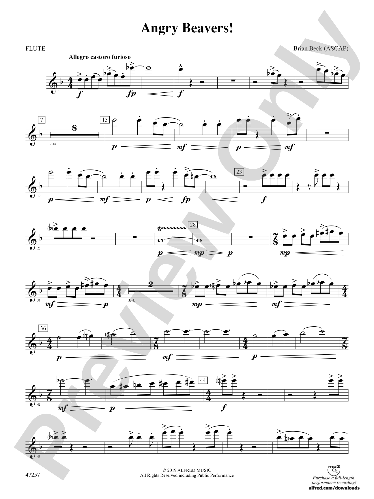 Angry Beavers!: Flute
