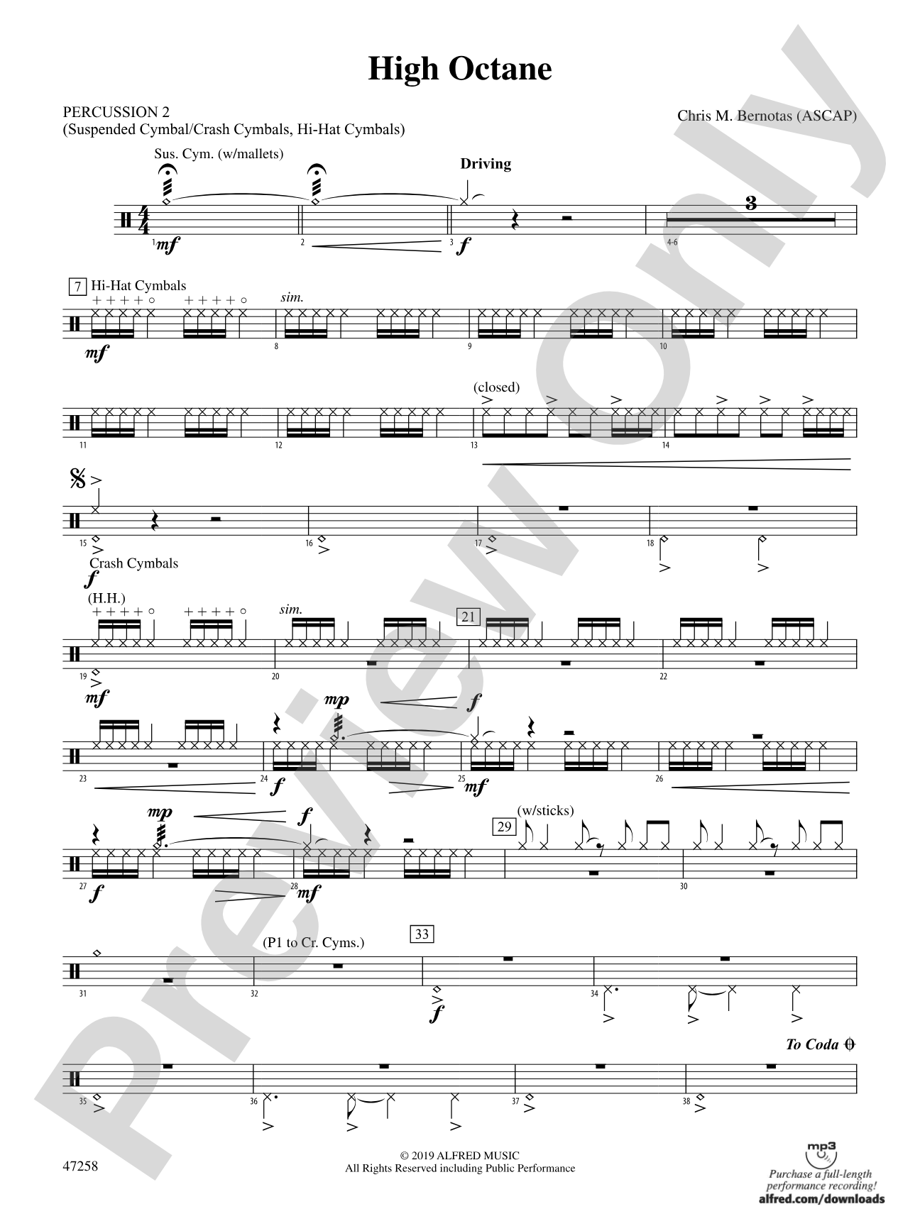 High Octane: 2nd Percussion