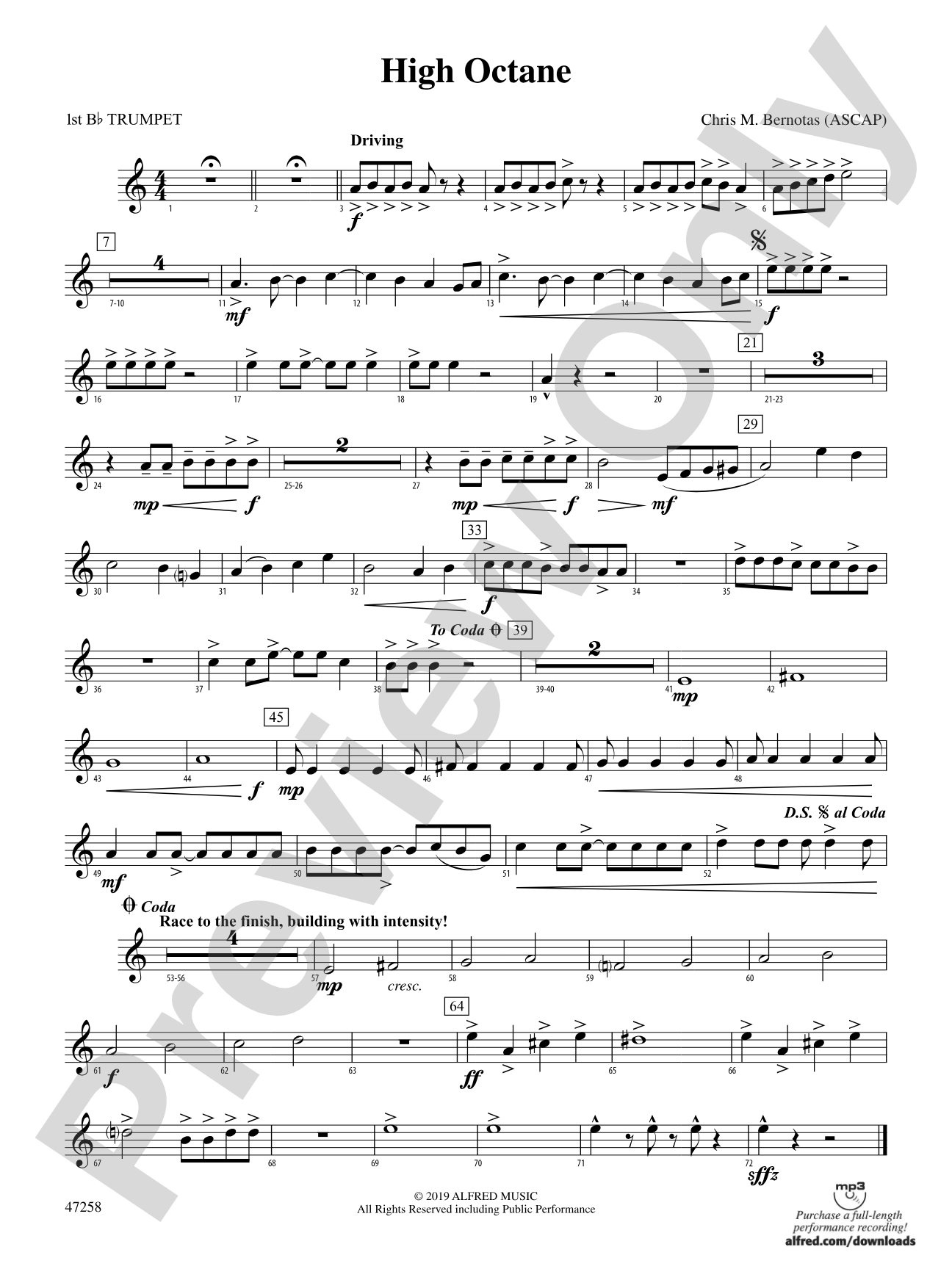 High Octane: 1st B-flat Trumpet