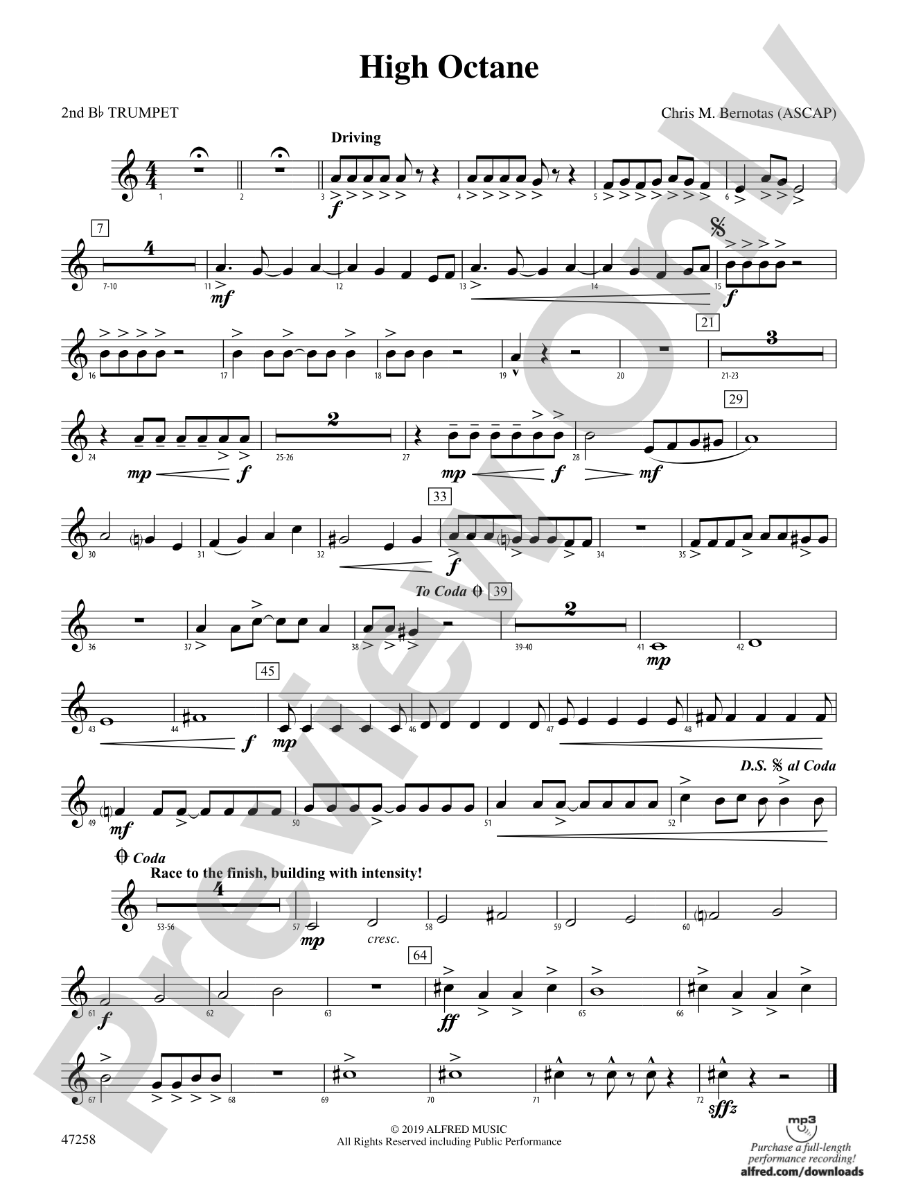 High Octane: 2nd B-flat Trumpet