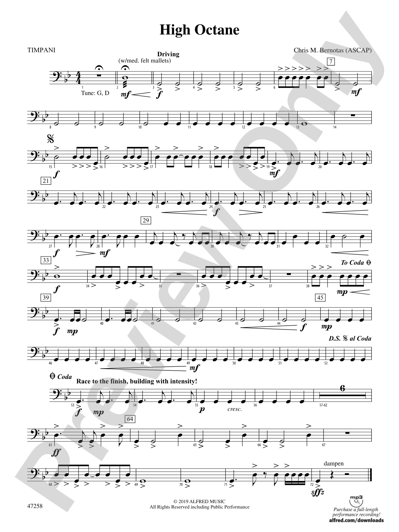 High Octane: Timpani