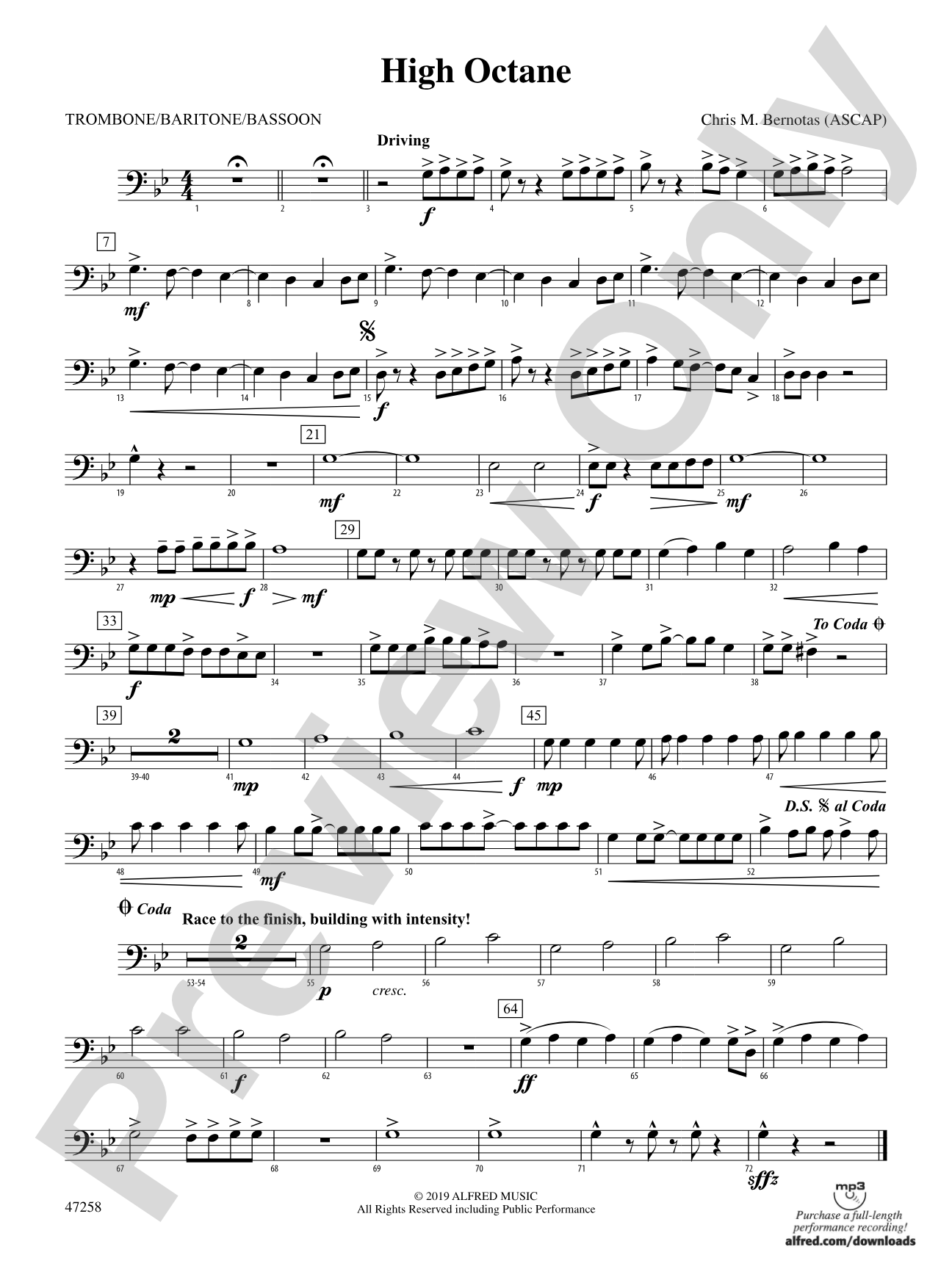 High Octane: 1st Trombone