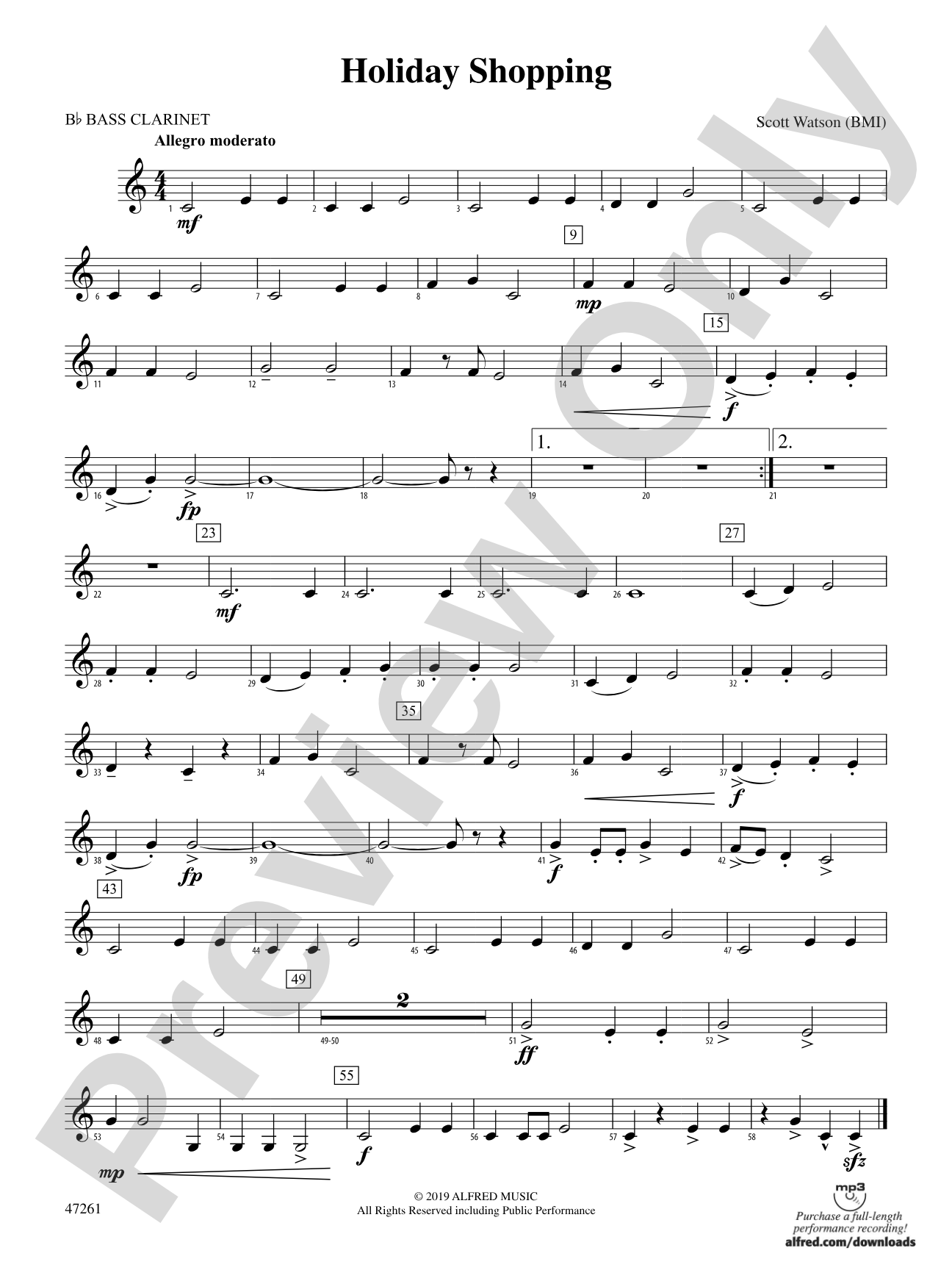 Holiday Shopping: B-flat Bass Clarinet
