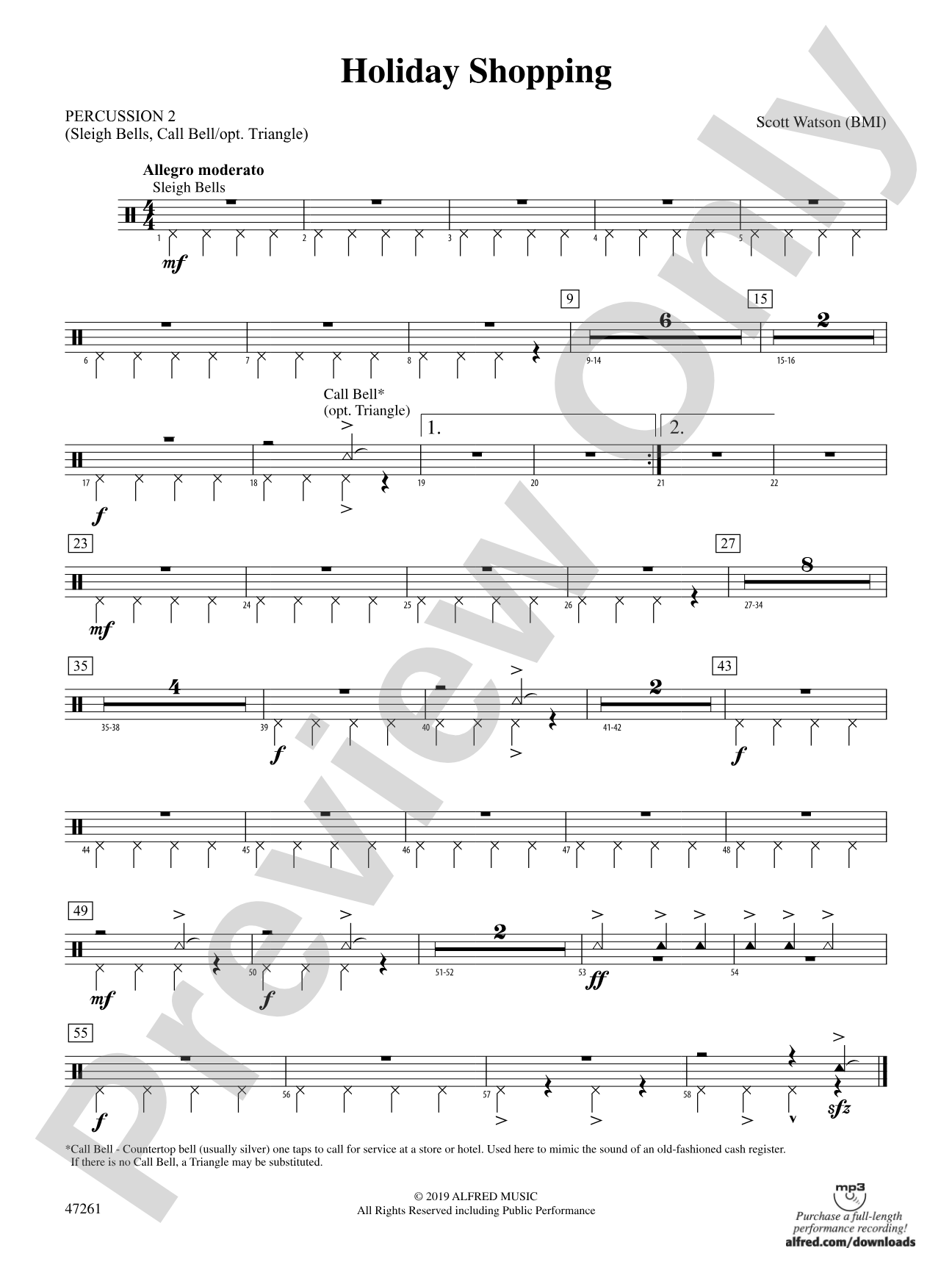 Holiday Shopping: 2nd Percussion